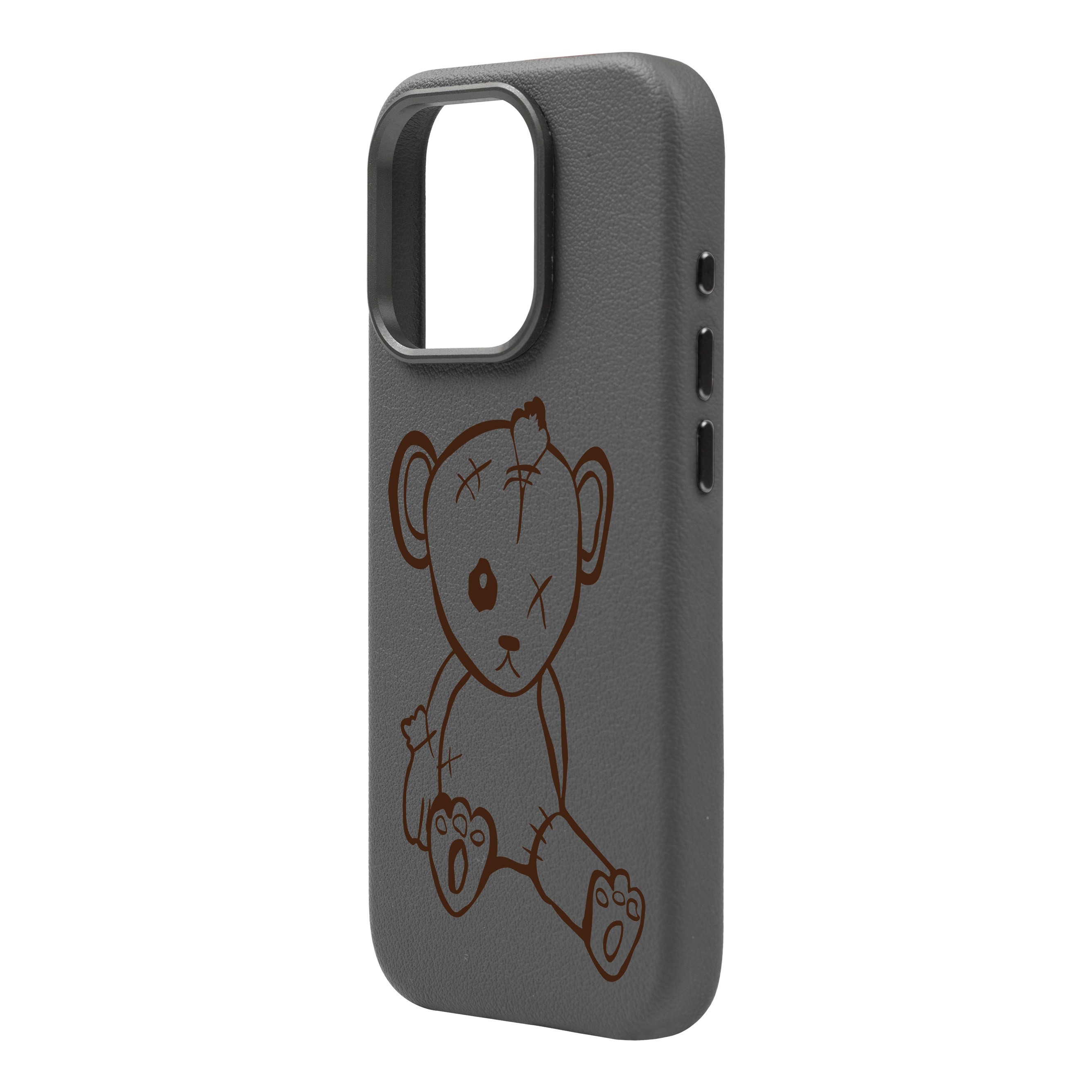 BABY BEAR-iPhone Leather Premium Qap MagSafe Uyğun