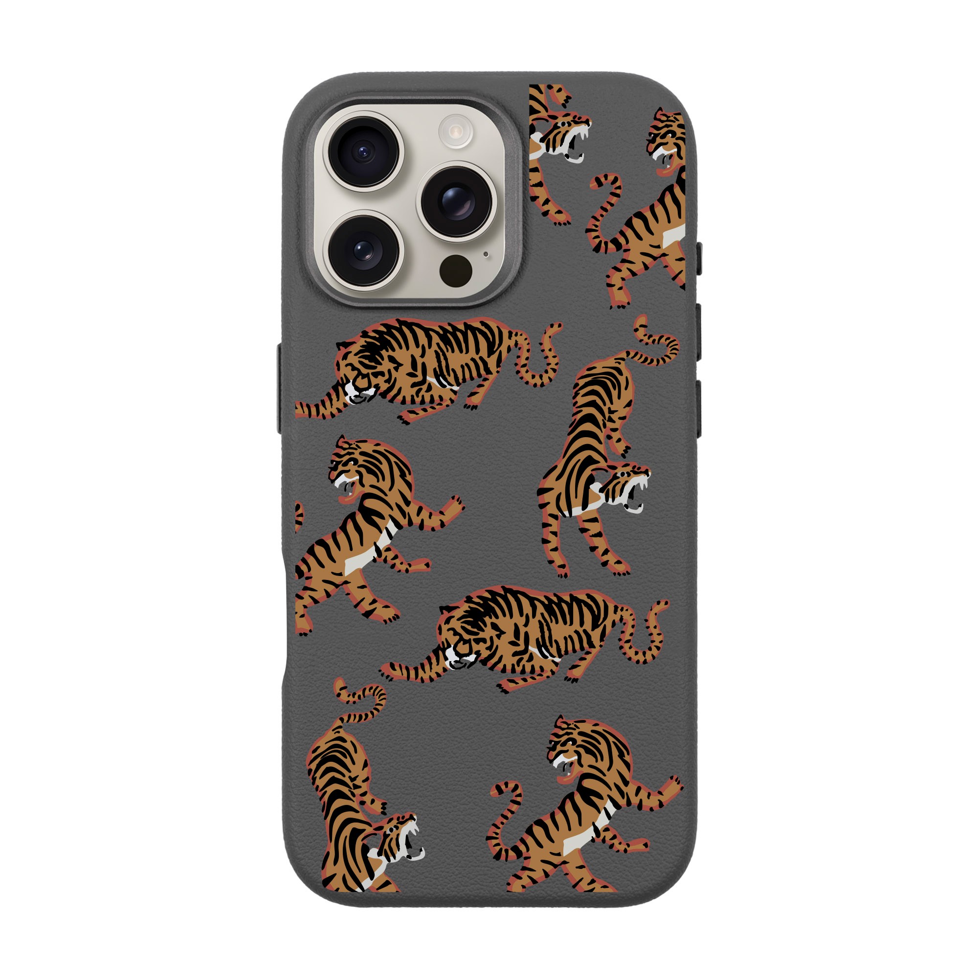 TIGER-iPhone Leather Premium Case with MagSafe