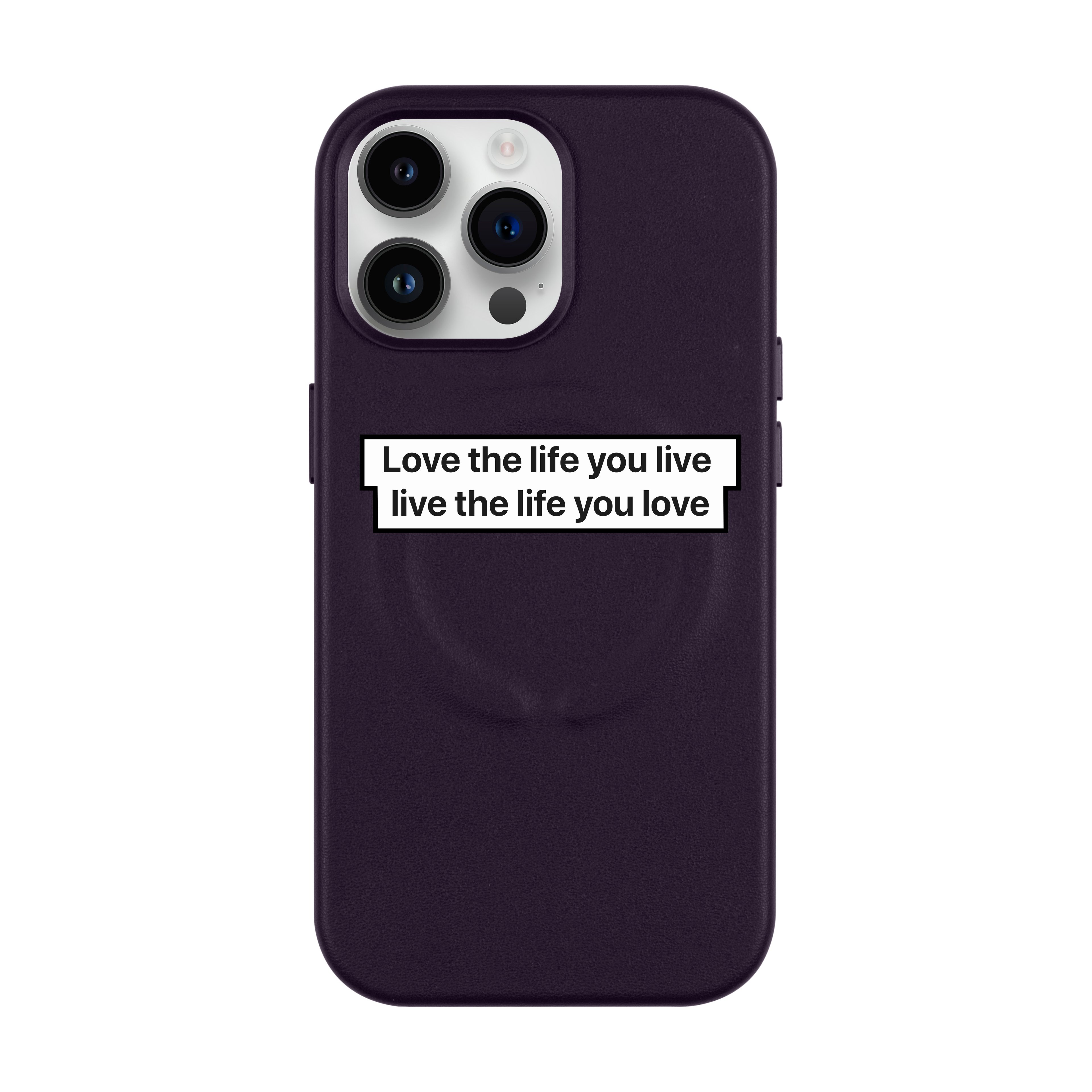 Love The Life - iPhone Leather Case with MagSafe