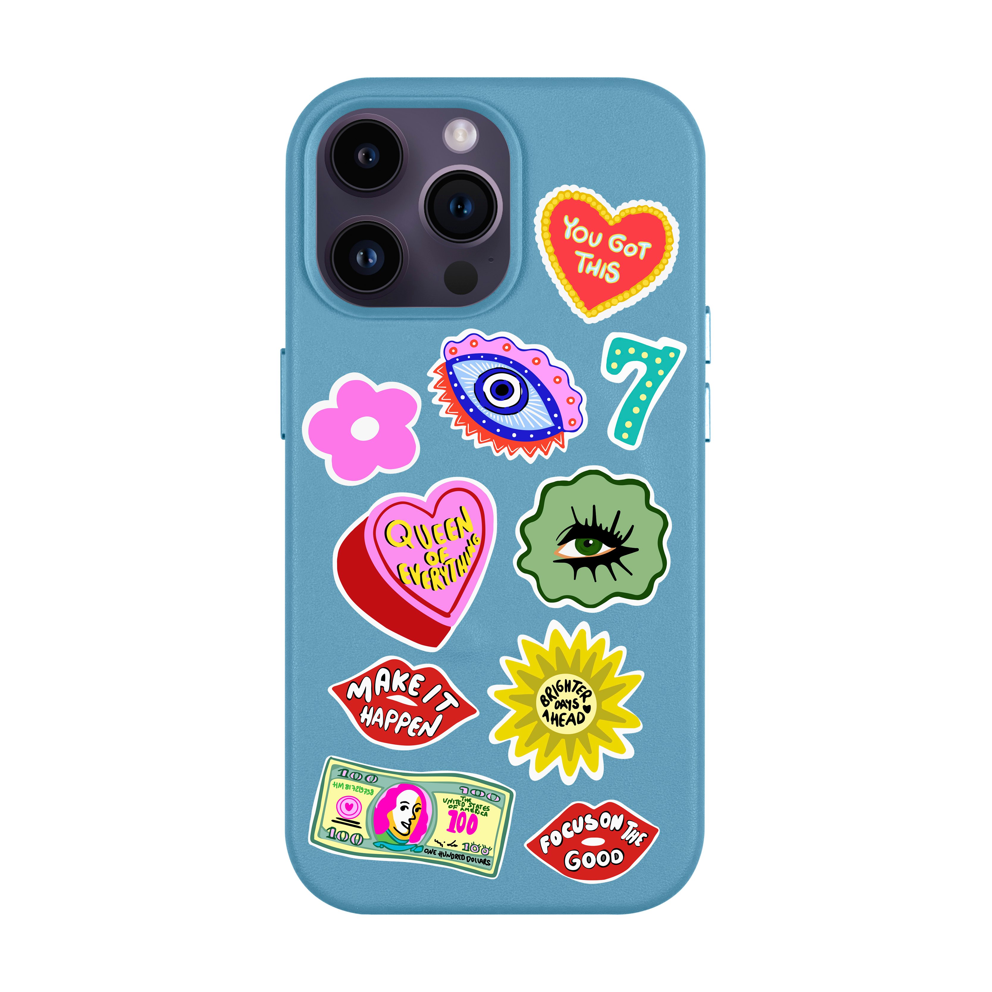 HM Stickers - iPhone Leather Case with MagSafe