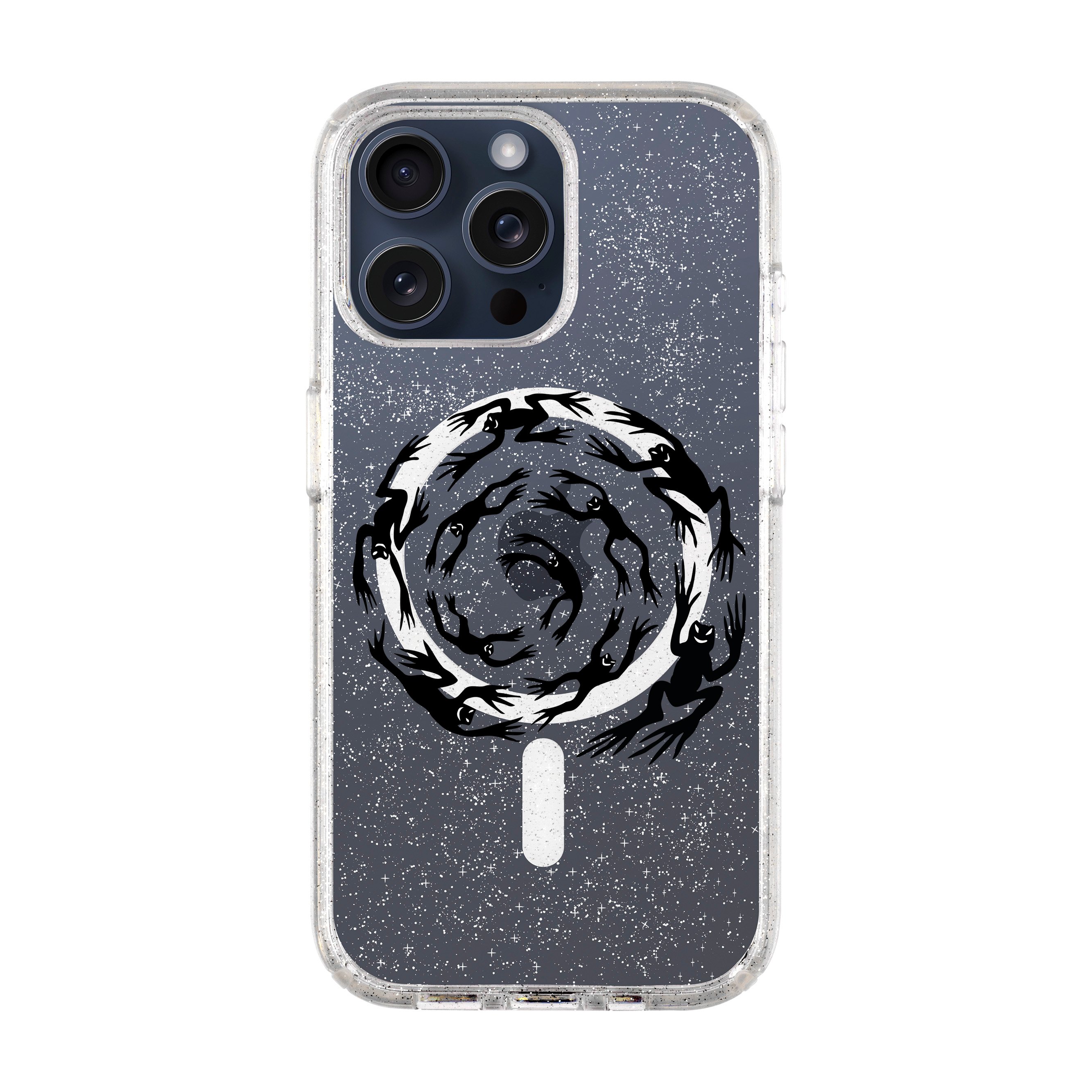 SWIRLING FROGS-iPhone Shiny Case with MagSafe