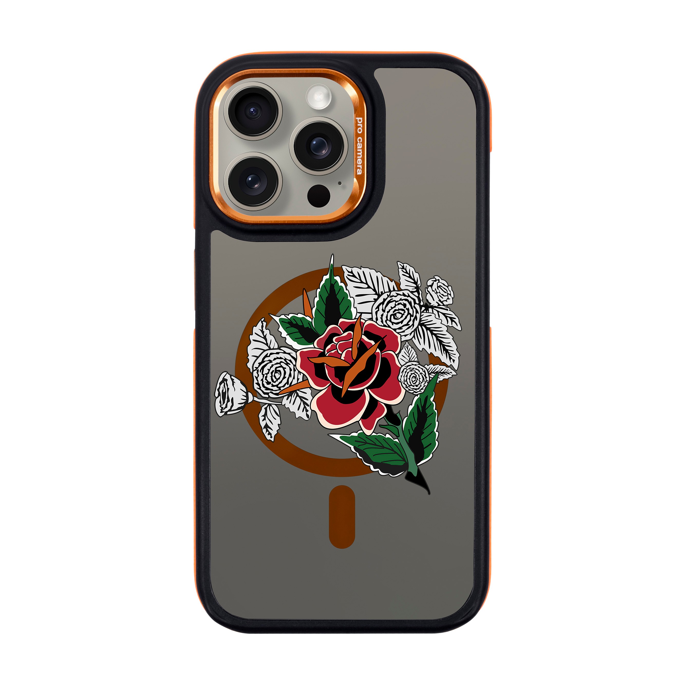 DRY ROSE-iPhone Dark Case with MagSafe