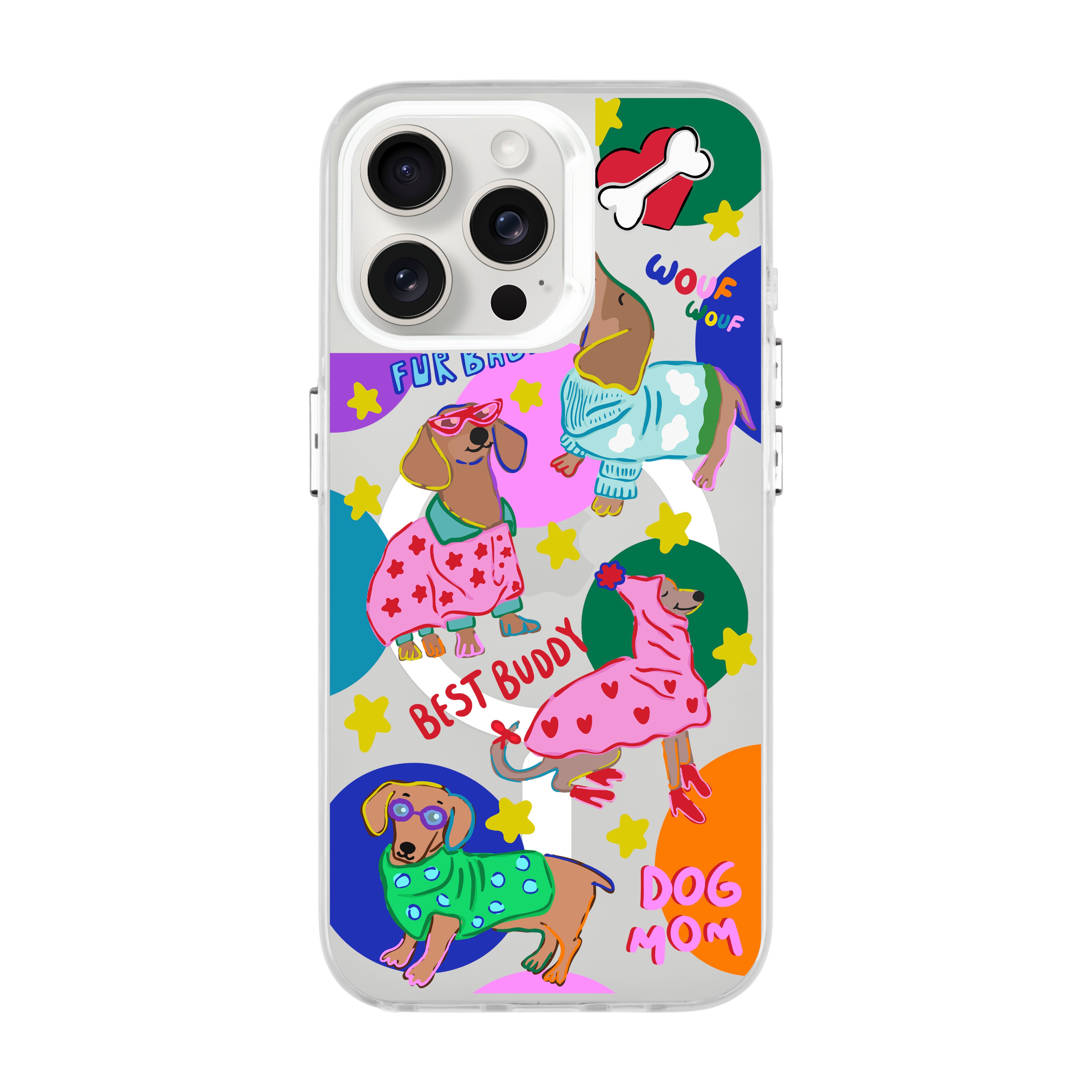 Dog Mom - iPhone Hold Case with MagSafe