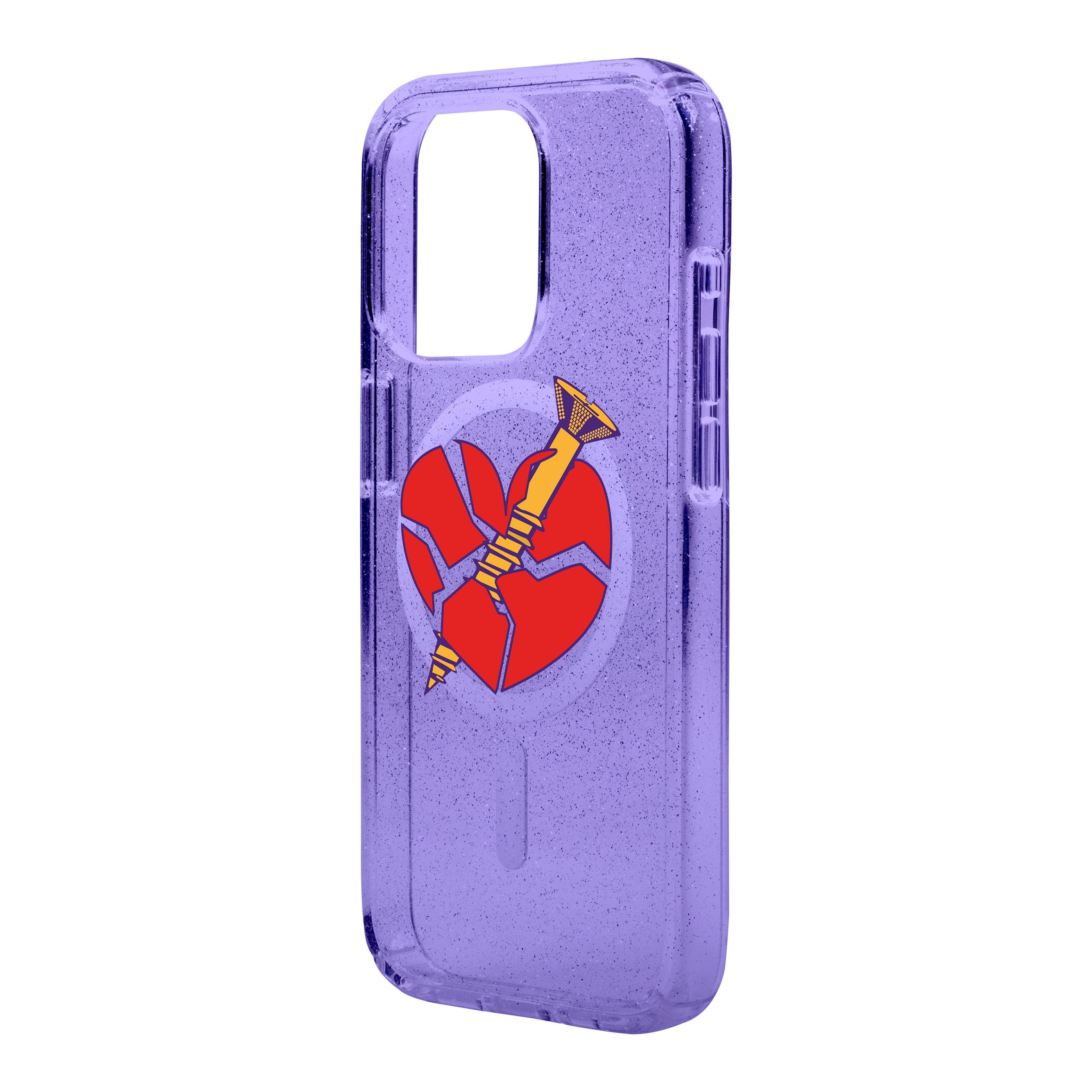 BROKEN HEART-iPhone Shiny Case with MagSafe