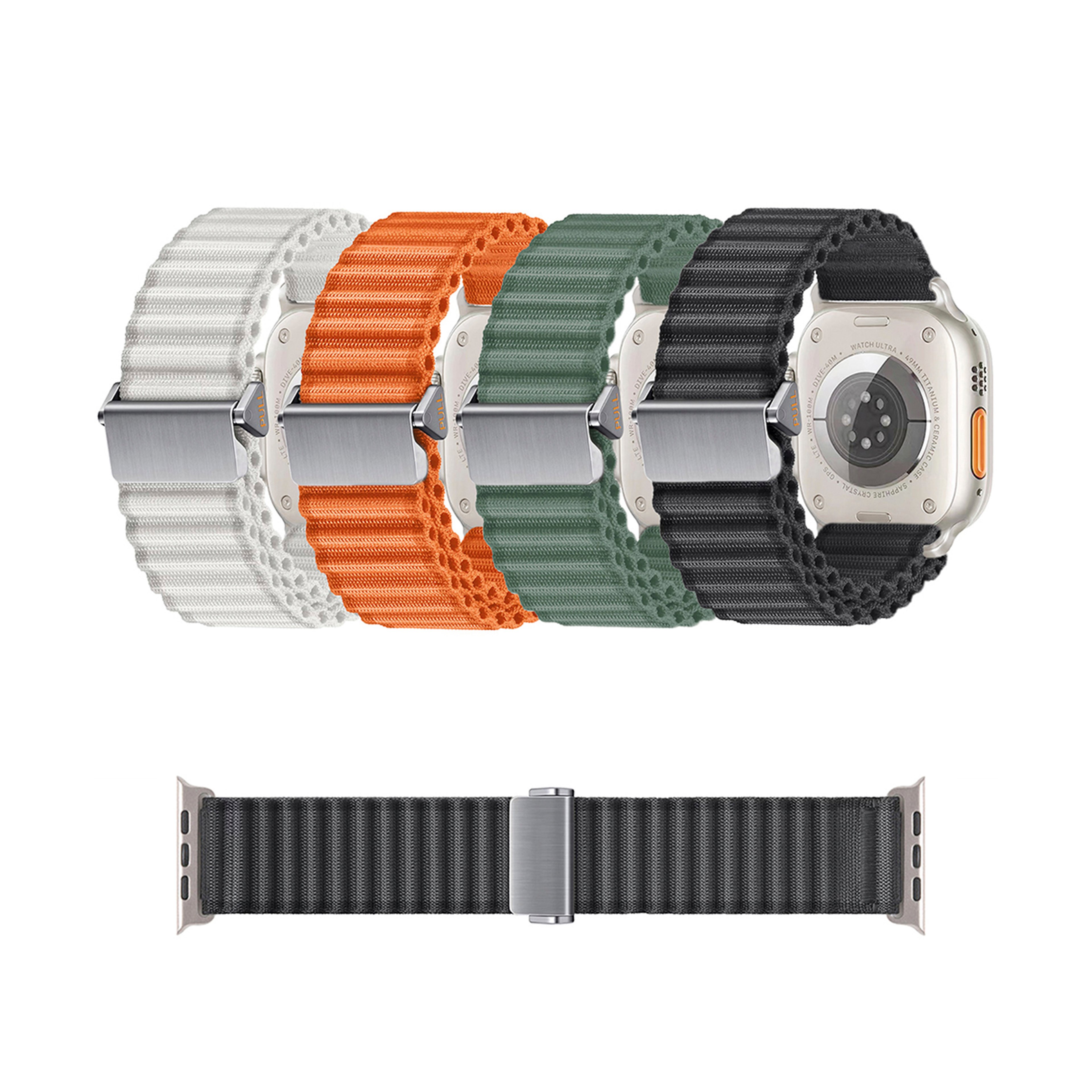 Apple Watch Holes Band-Orange