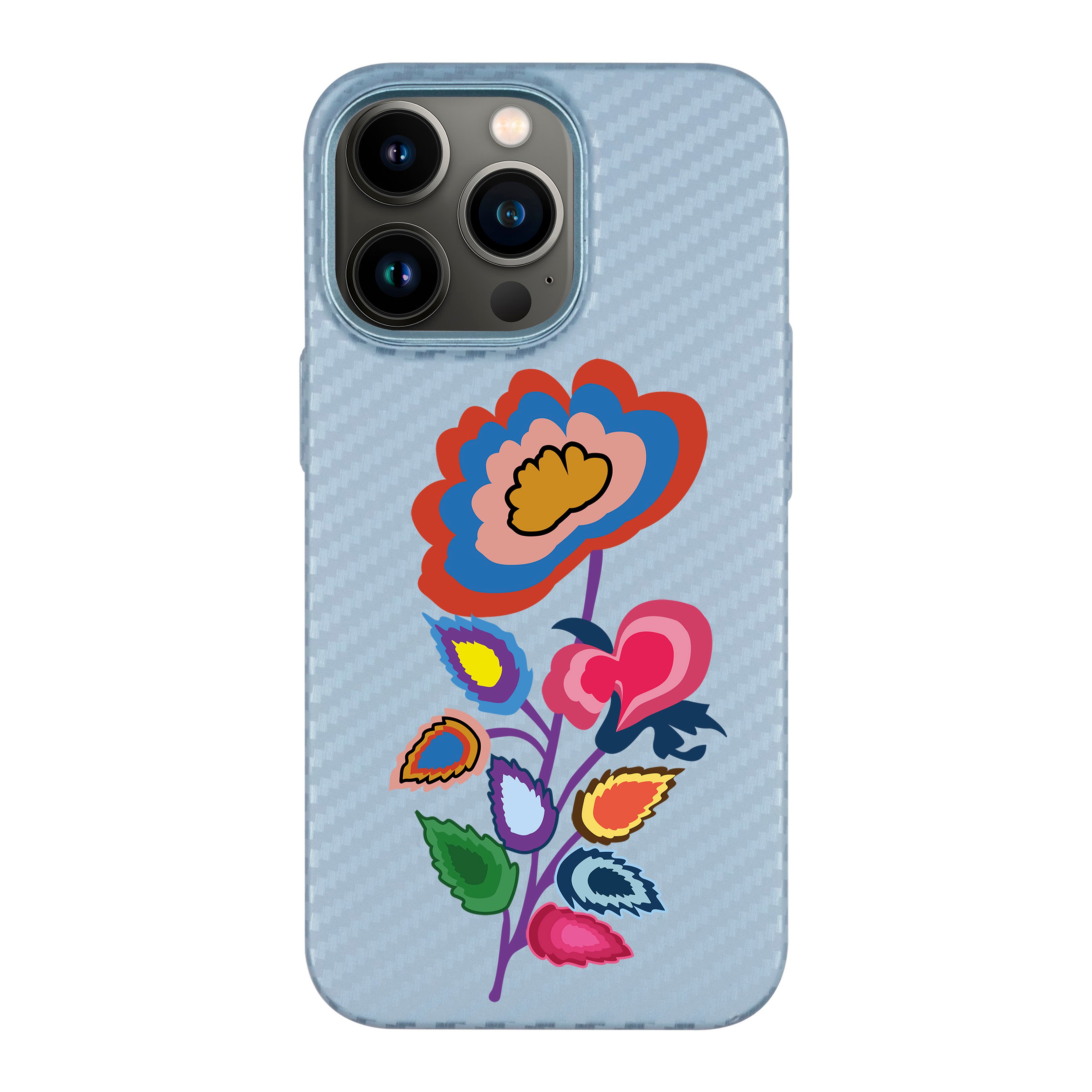 Knitted Flower - iPhone Carbon Case