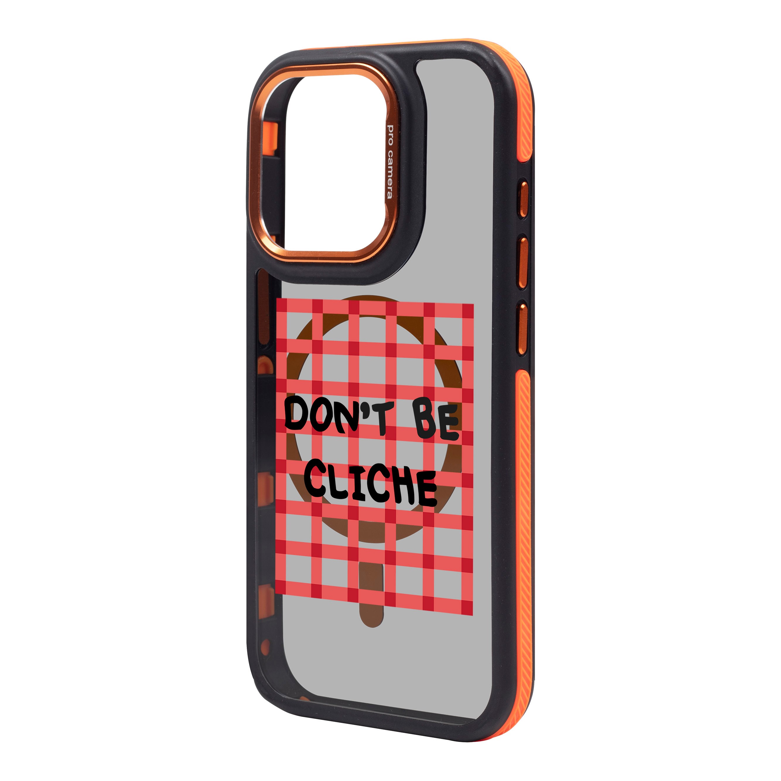 DON'T BE CLICHE-iPhone Dark Case with MagSafe