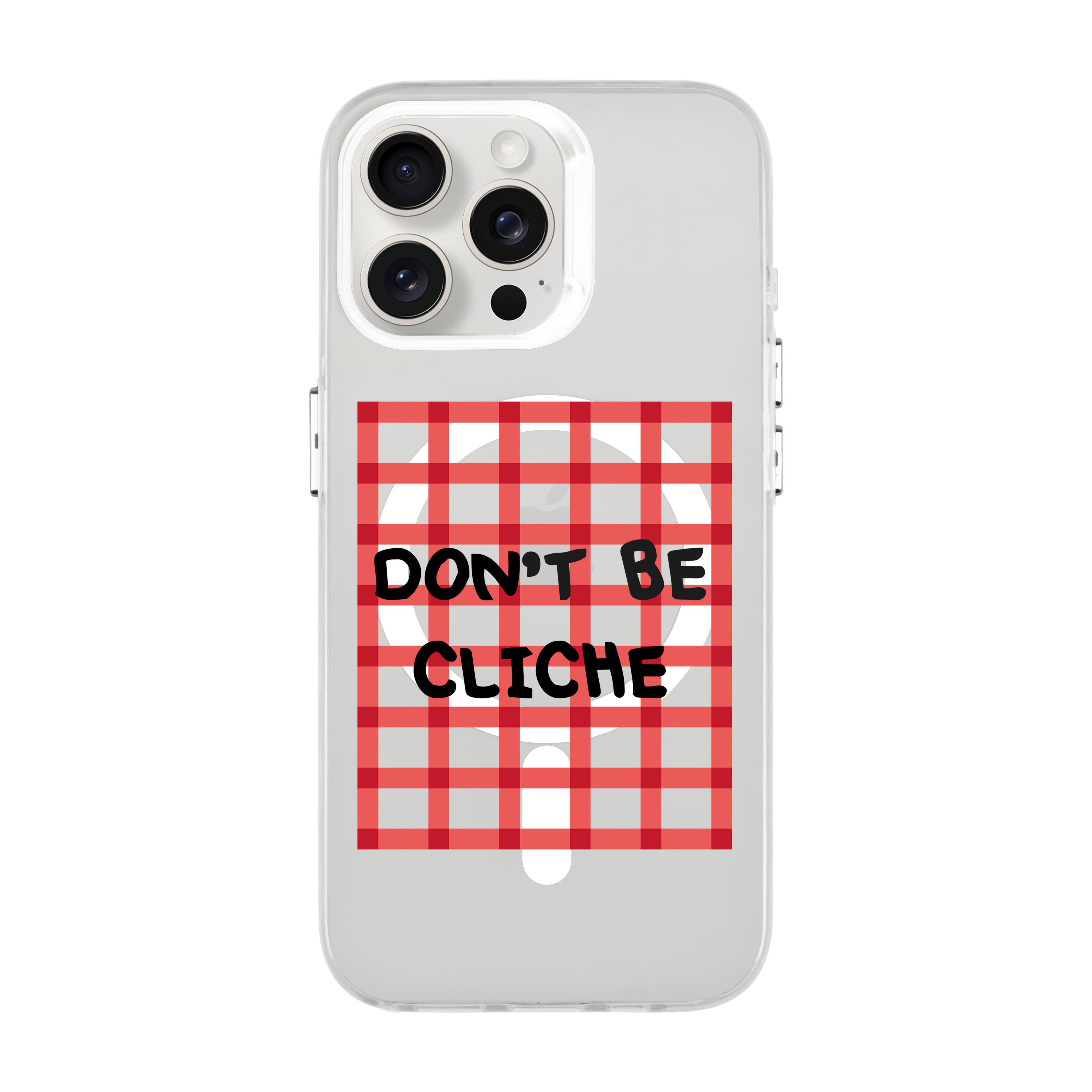 DON'T BE CLICHE-iPhone Hold Kılıf MagSafe Özellikli