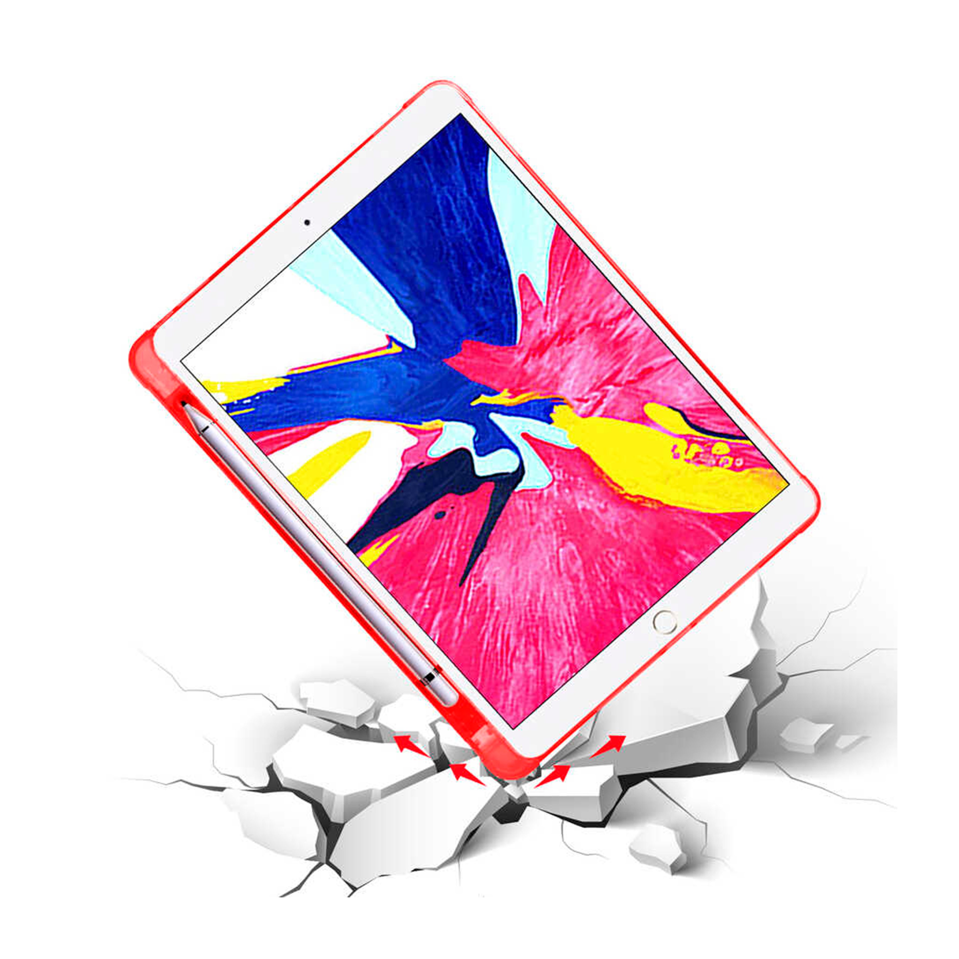 Apple iPad Pro 10.5 inç (7.Nesil)-Trigon Folding Kalemlikli Standlı Kılıf