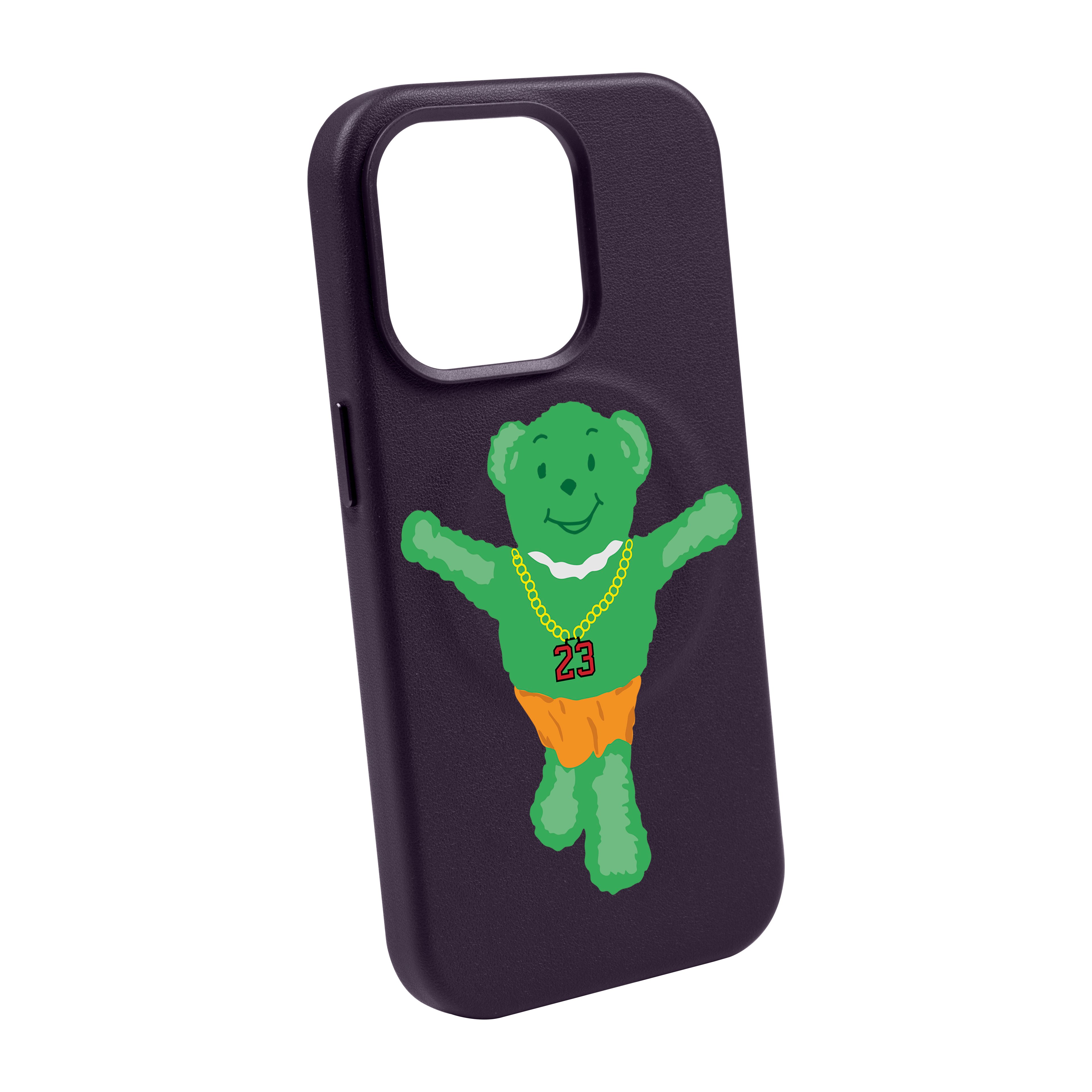 Green Bear - iPhone Leather Case with MagSafe