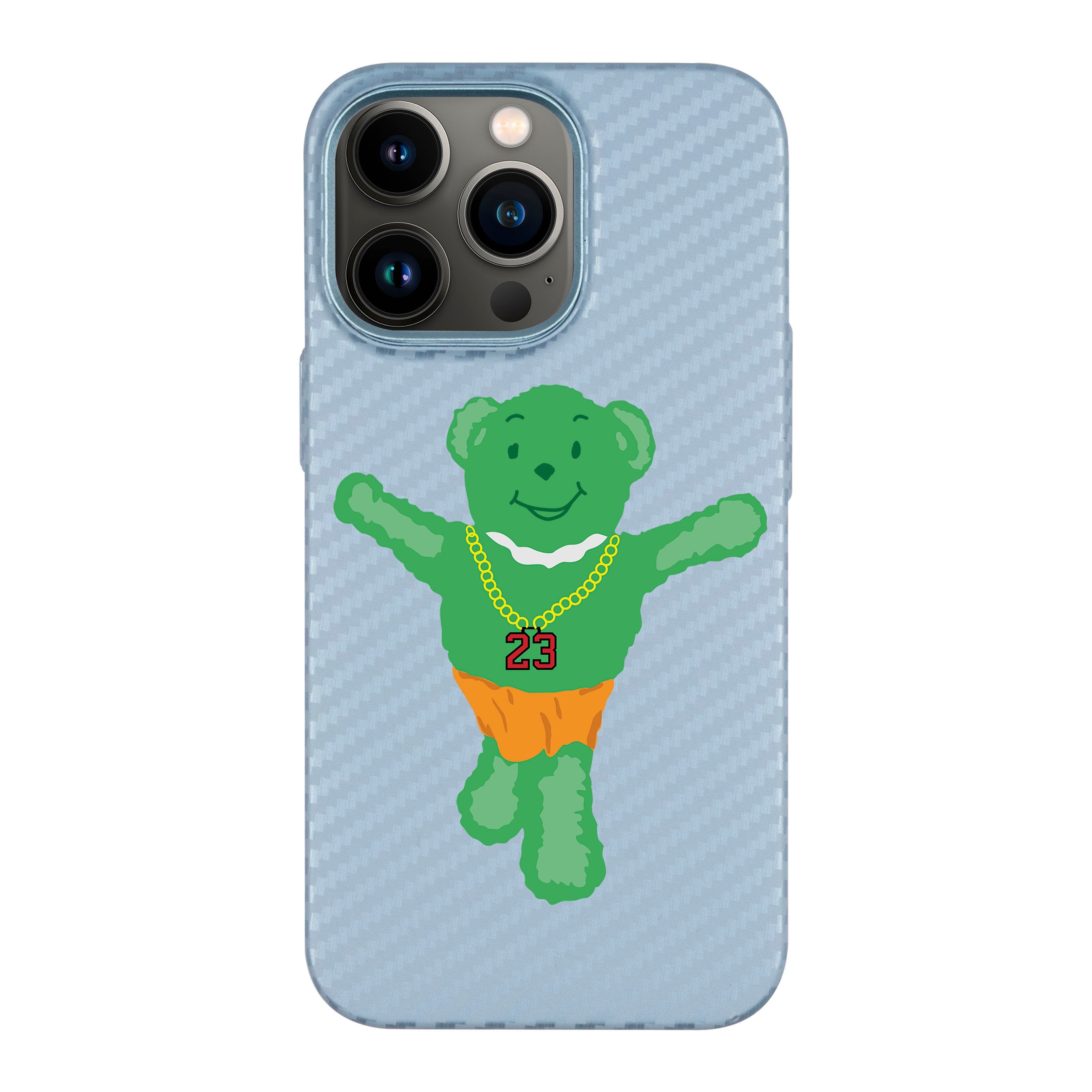 GREEN BEAR-iPhone Carbon Kılıf