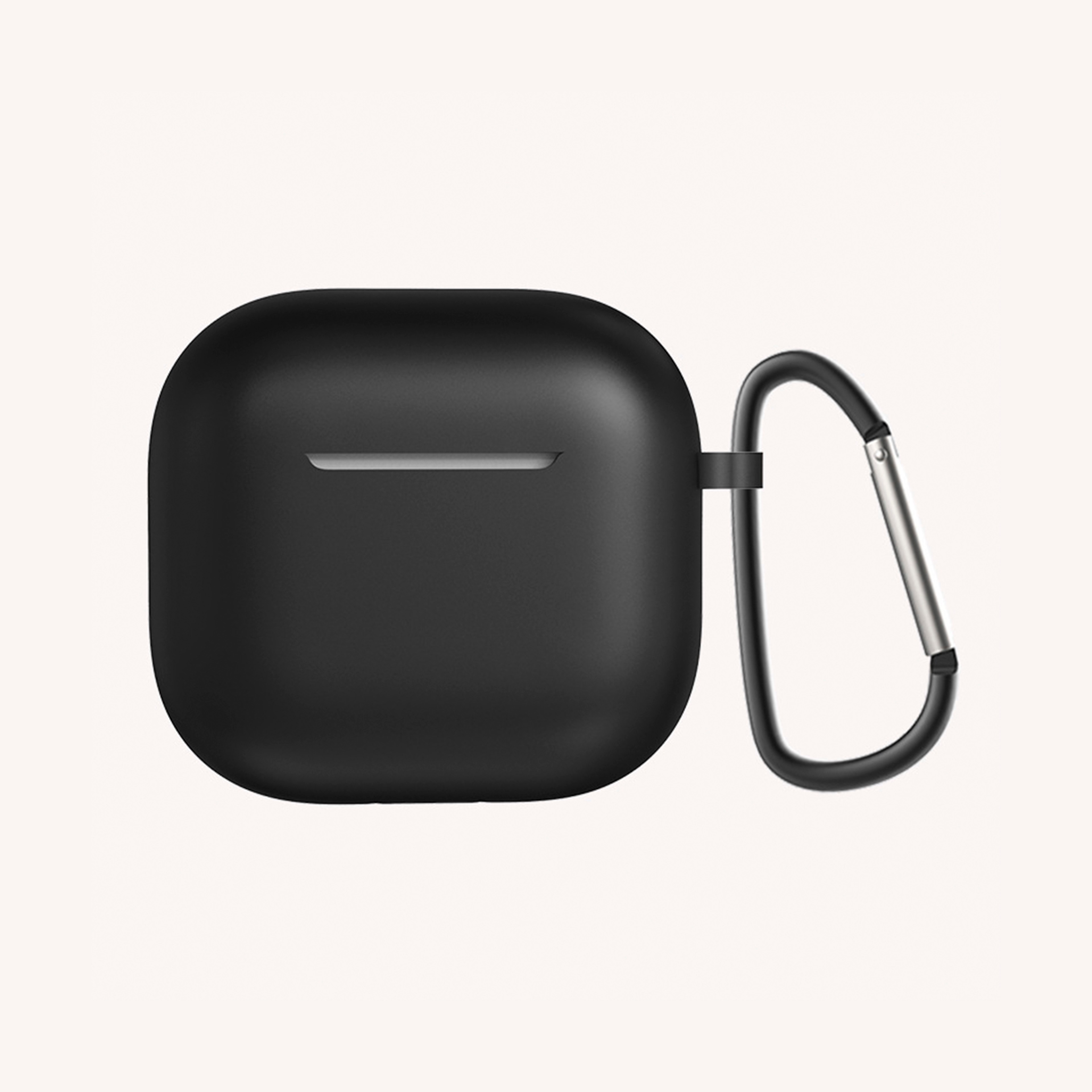 NEW-Apple AirPods Ultra Silikon Kılıf - Siyah