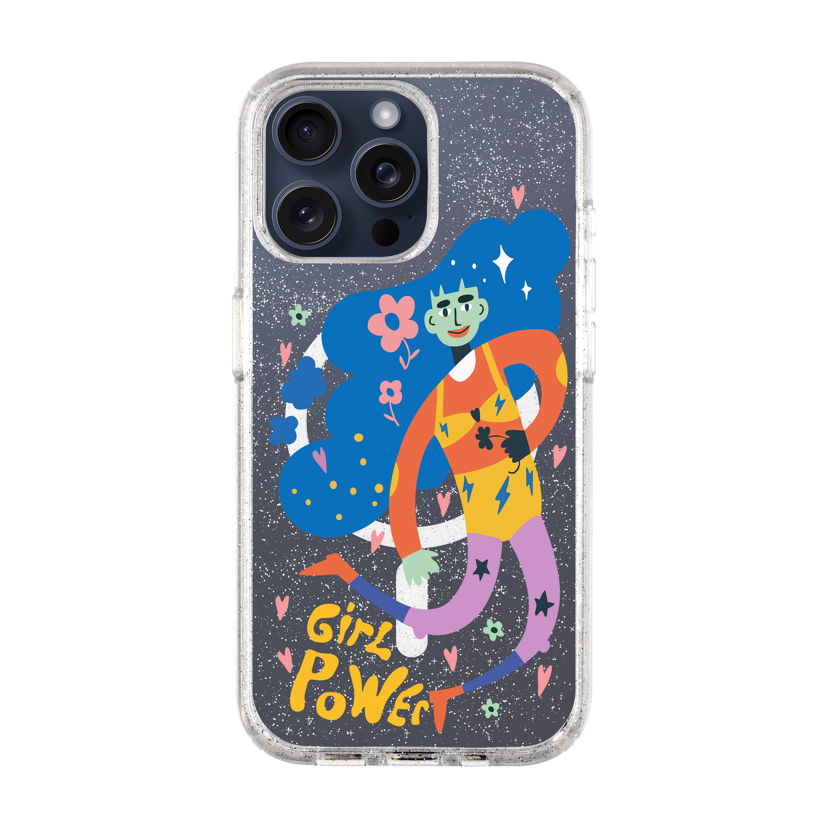 GIRL POWER-iPhone Shiny Case with MagSafe