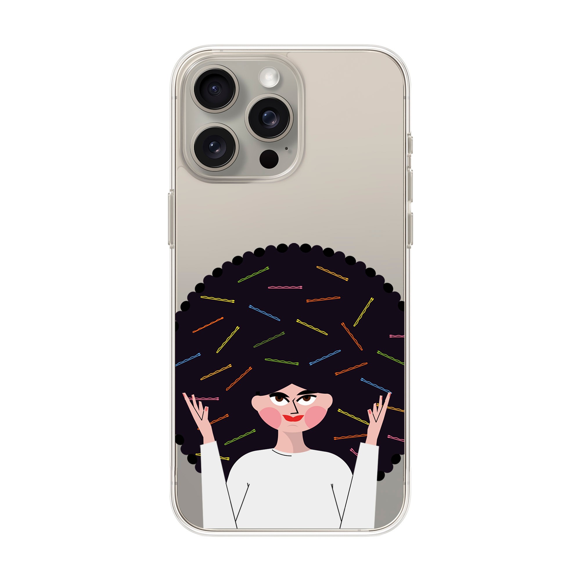 TANGLES OF HAPPINESS-iPhone Solid Kılıf