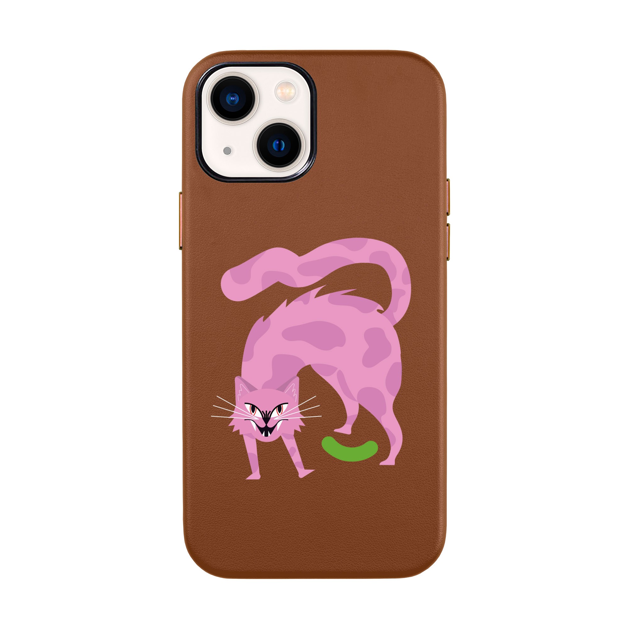 GRUMBLEPAWS-iPhone Leather Kılıf