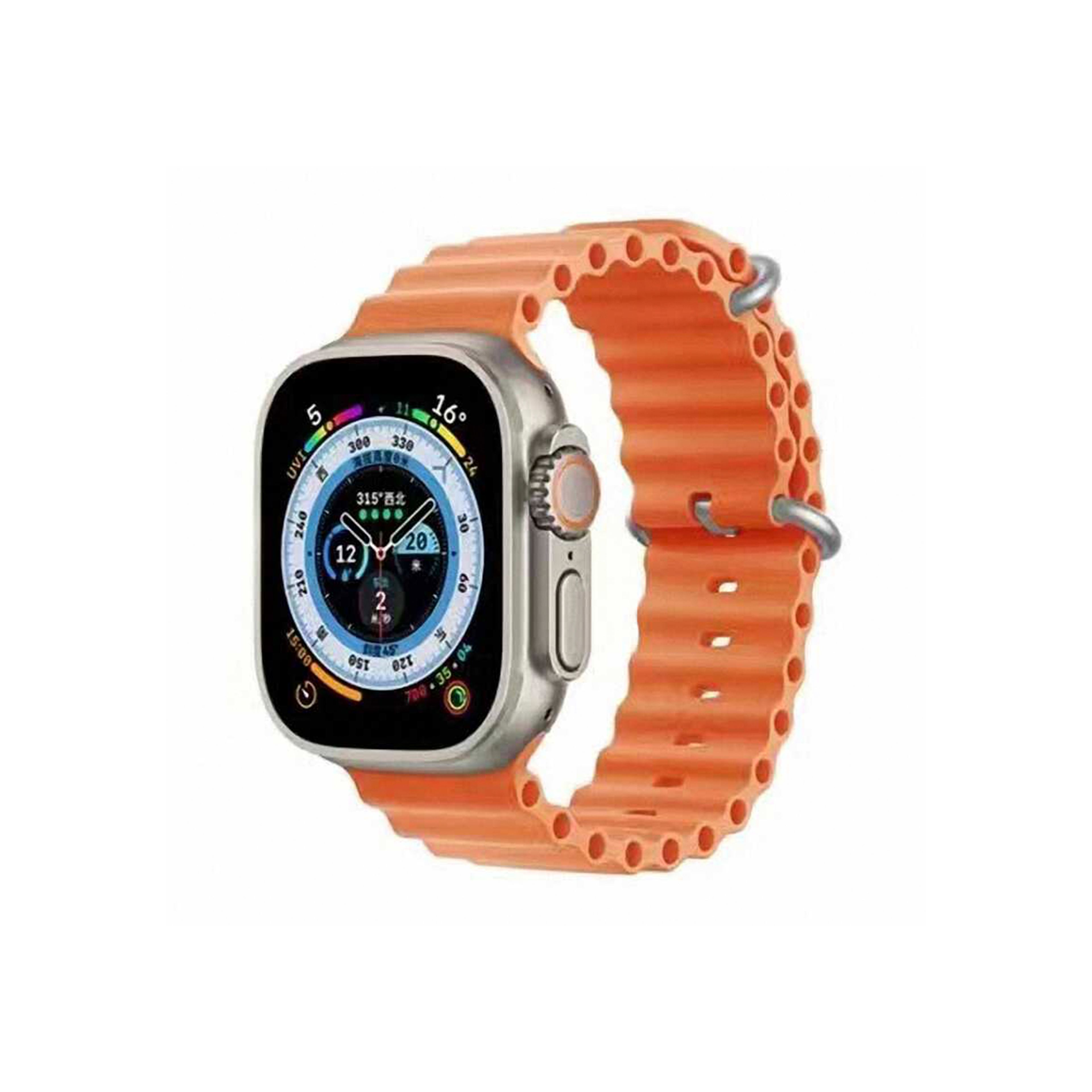 Apple Watch Bumpy Silicone Band-Orange