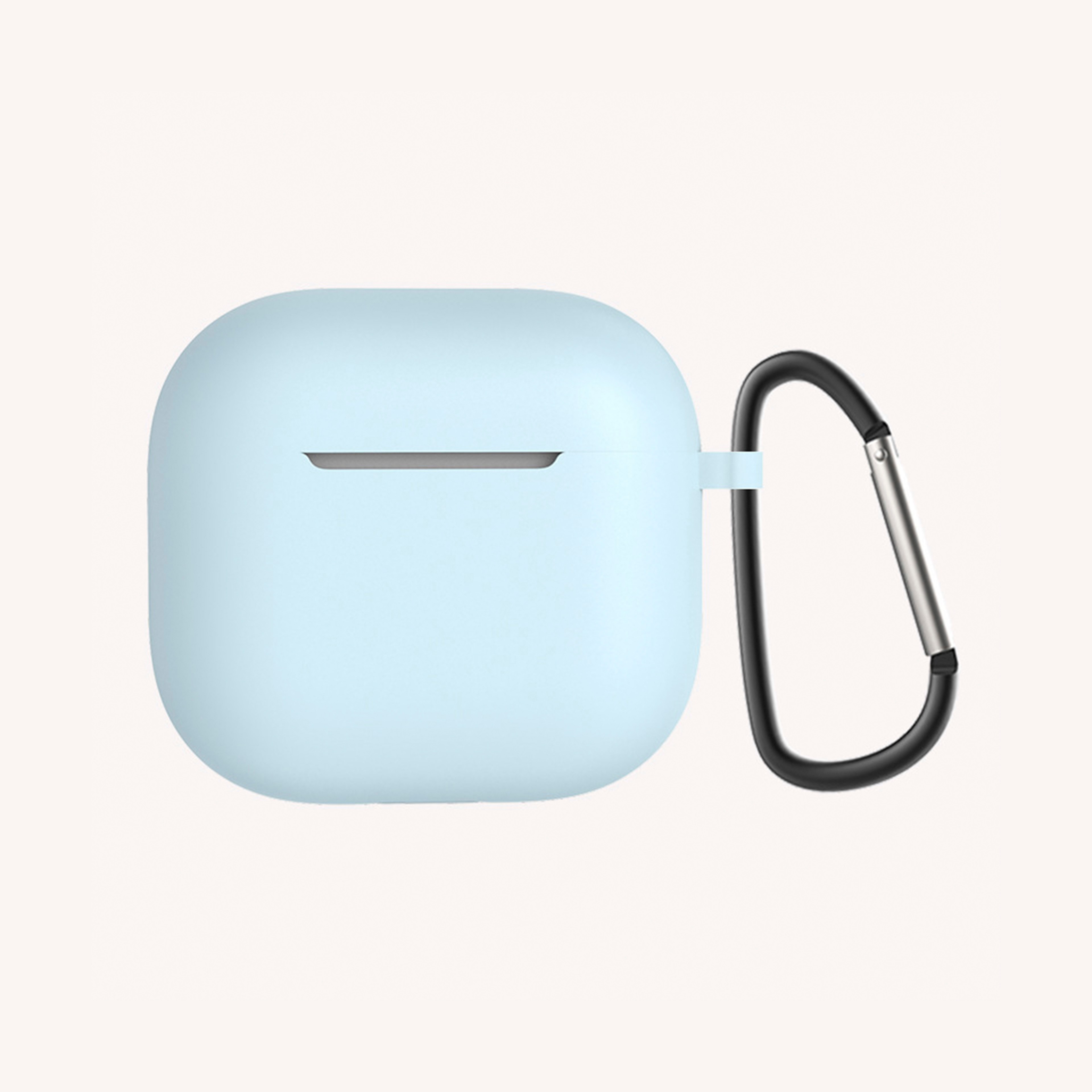NEW-Apple AirPods Ultra Silikon Kılıf - Açık Mavi