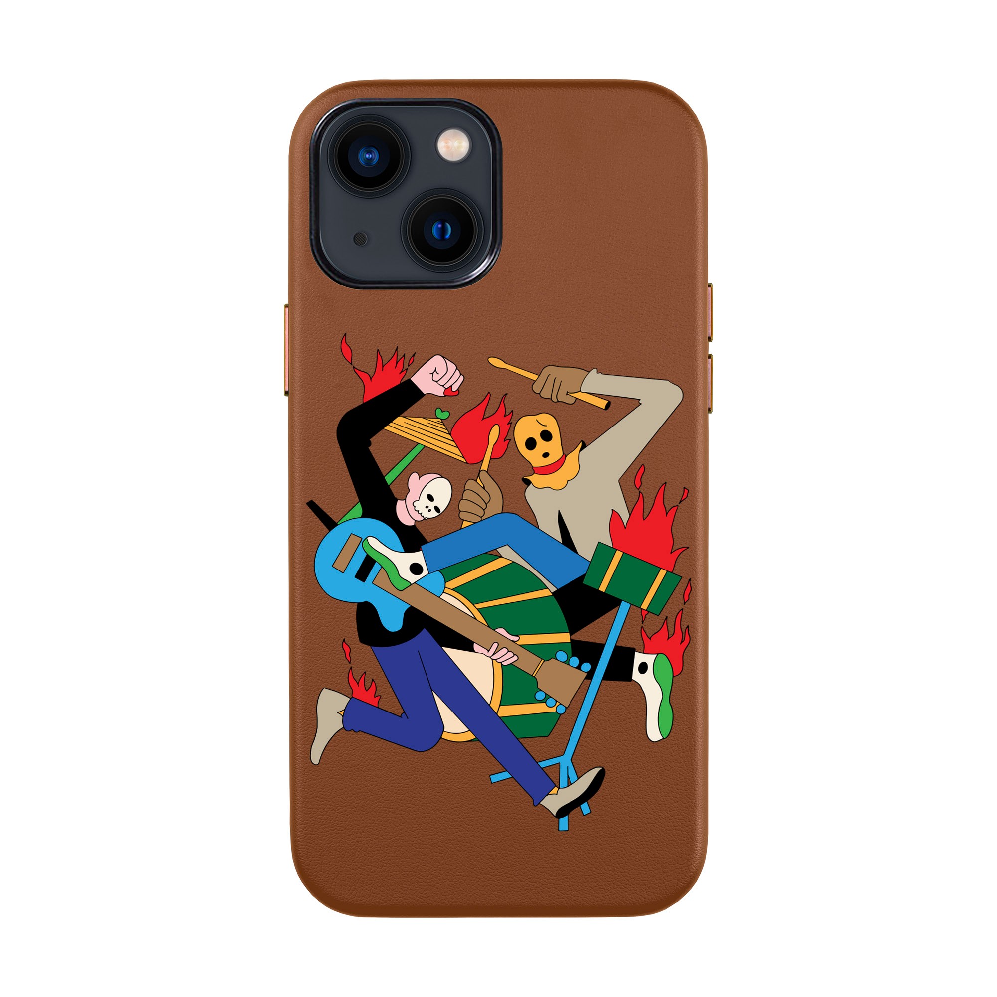 MONSTER MASH-iPhone Leather Case