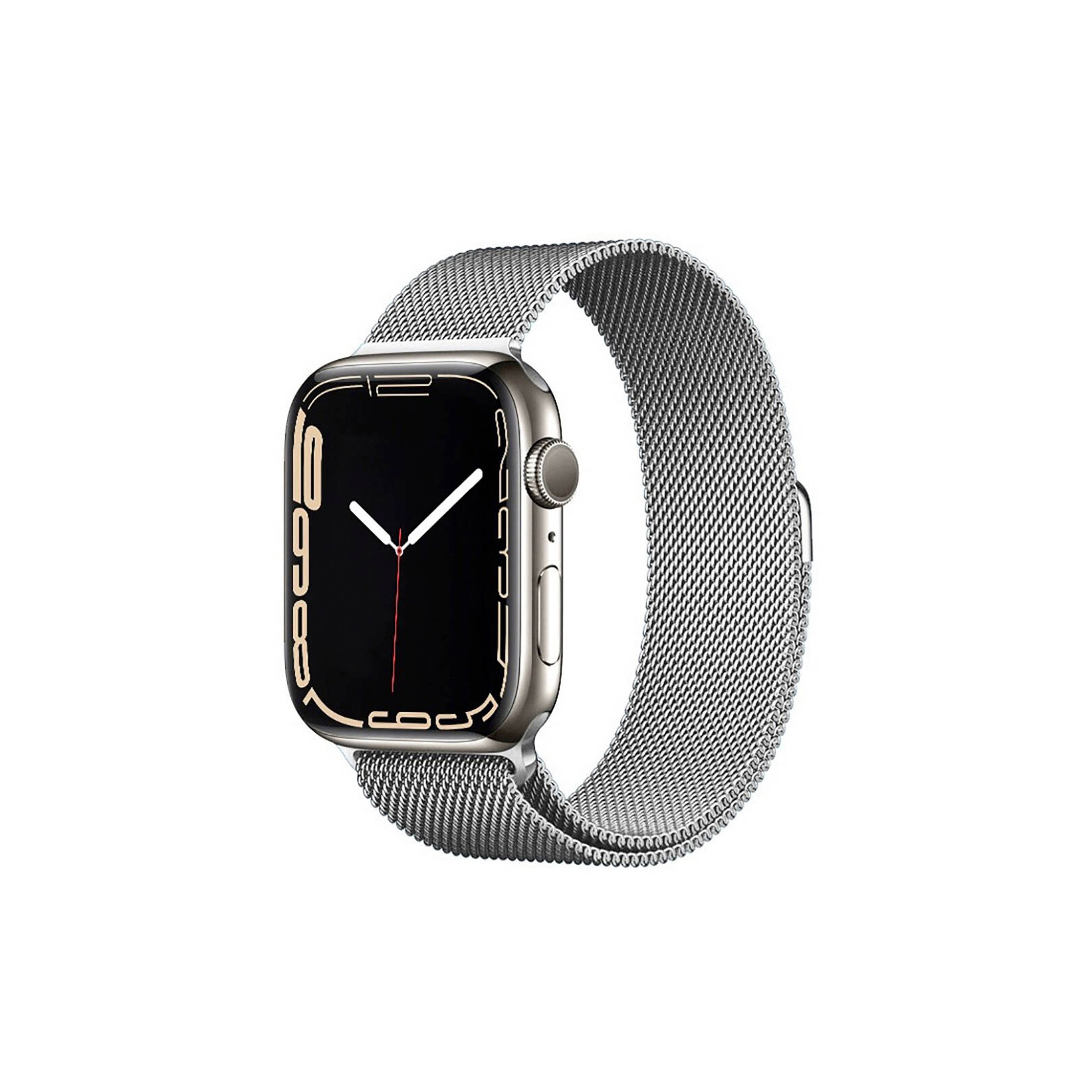 Apple Watch Mesh Kordon-Gümüş