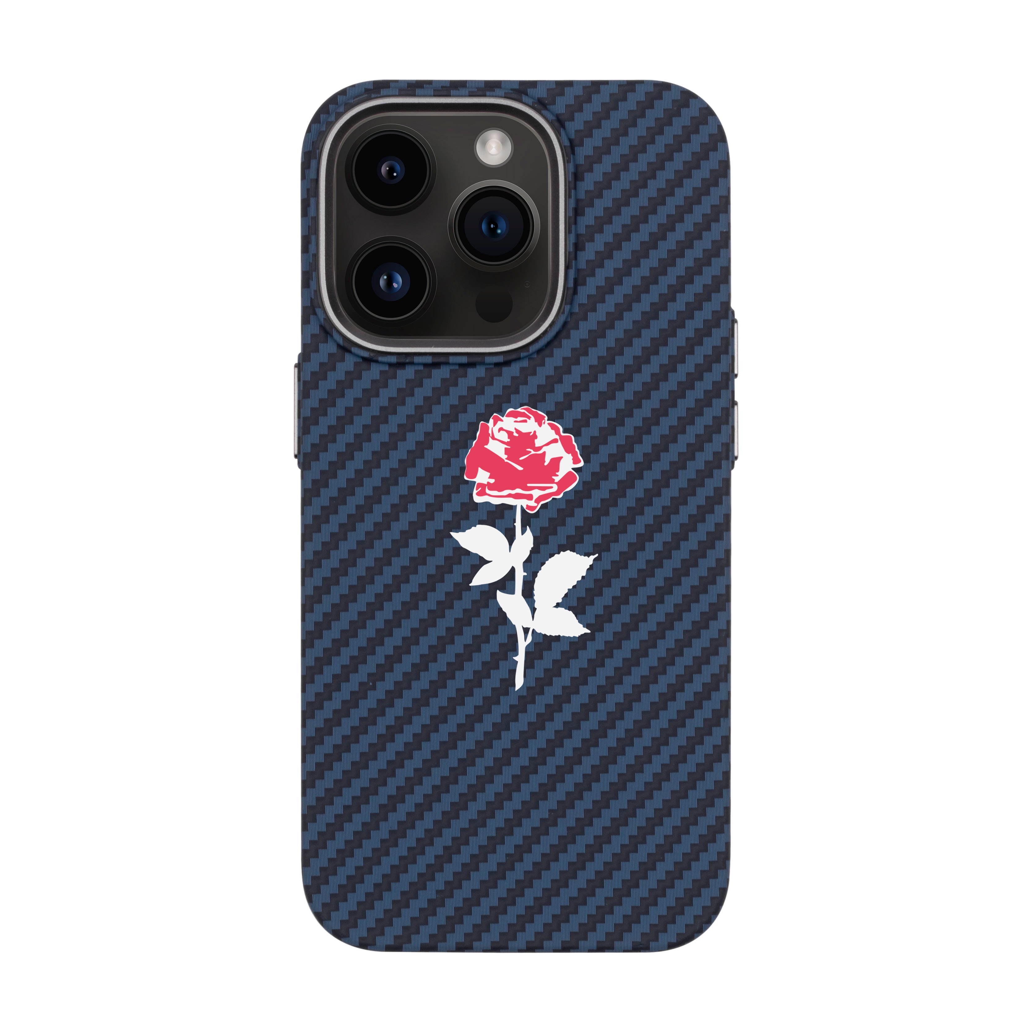 NATUREL ROSE-iPhone Carbon Kılıf MagSafe Özellikli