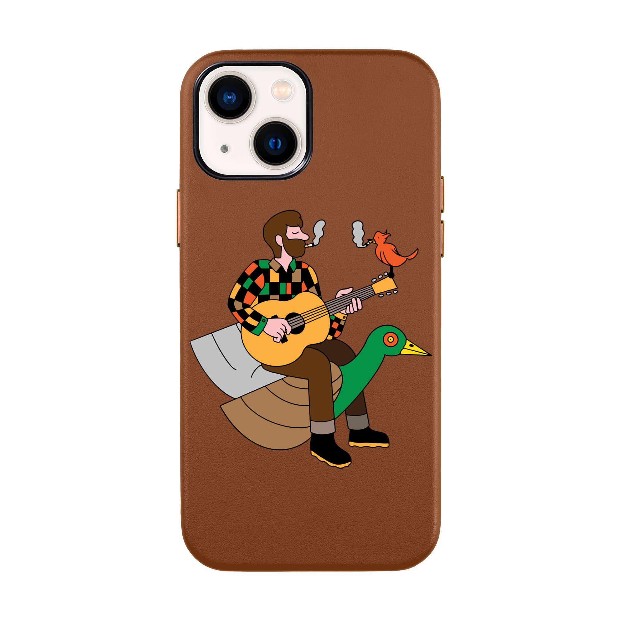 BIRDS OF A FEATHER-iPhone Leather Kılıf