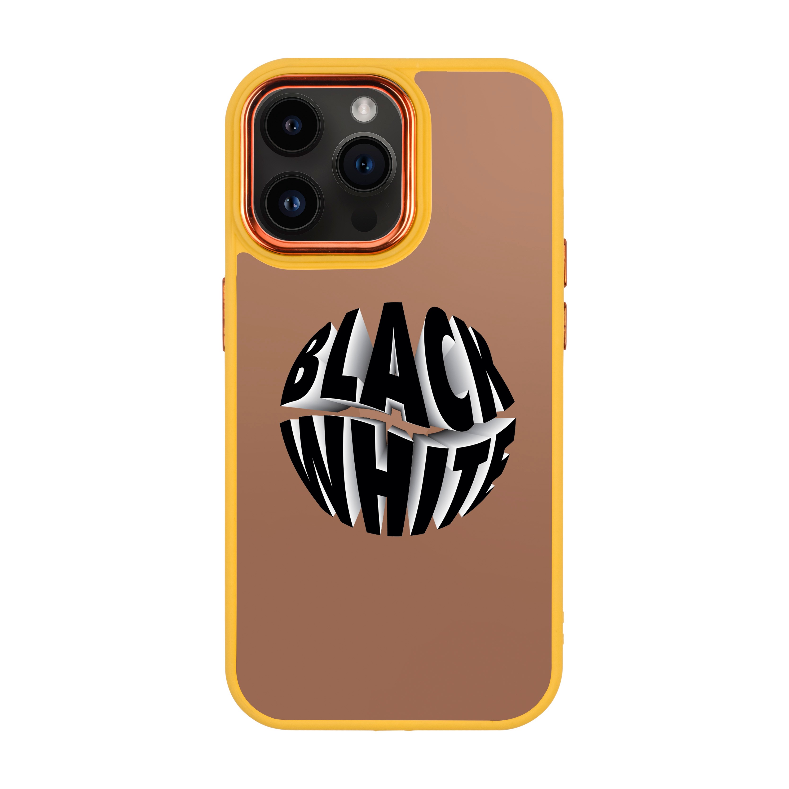 BLACK WHITE - iPhone Proof Case