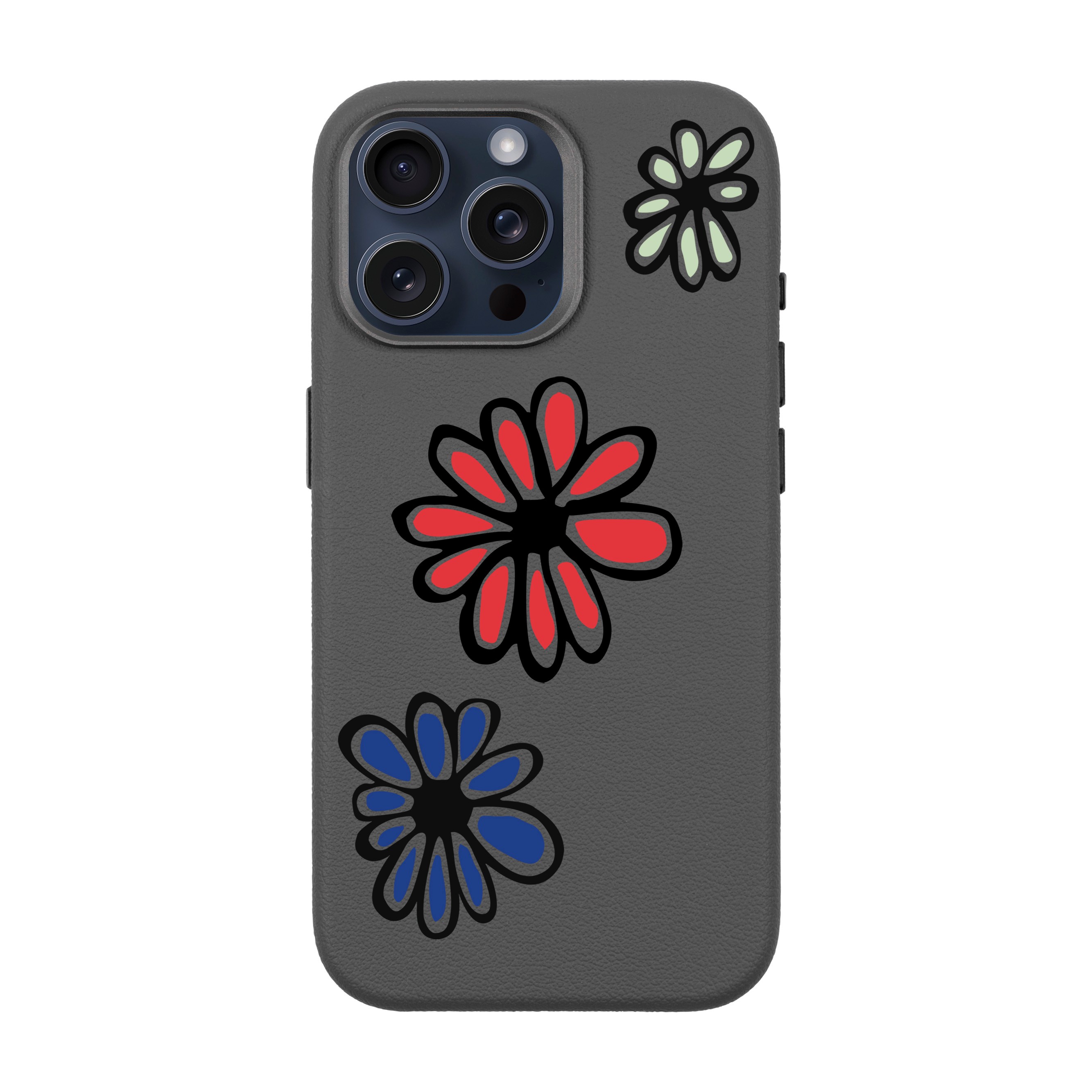 FLORIST-iPhone Leather 15 Premium Kılıf MagSafe Özellikli