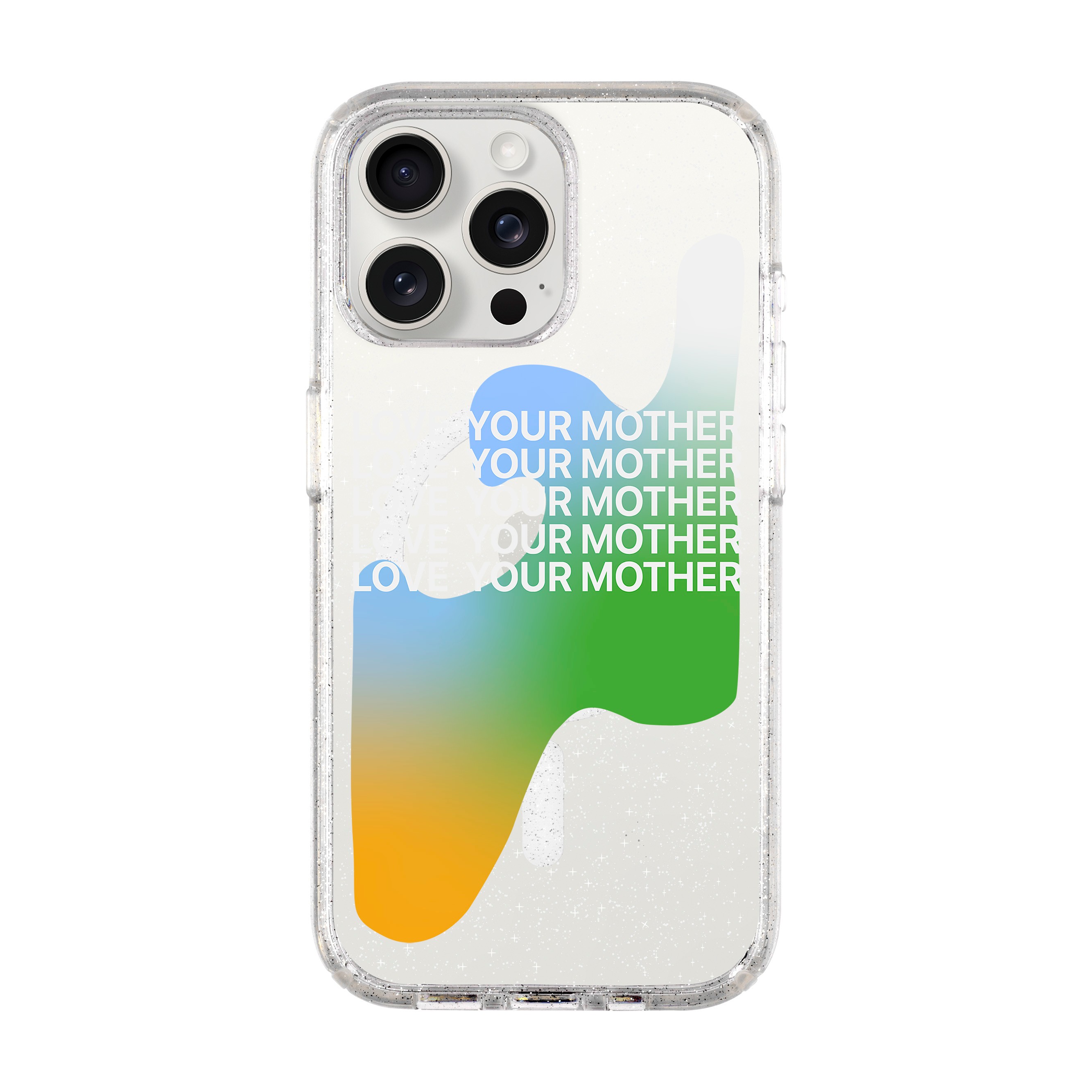 LOVE YOUR MOTHER-iPhone Shiny Case with MagSafe