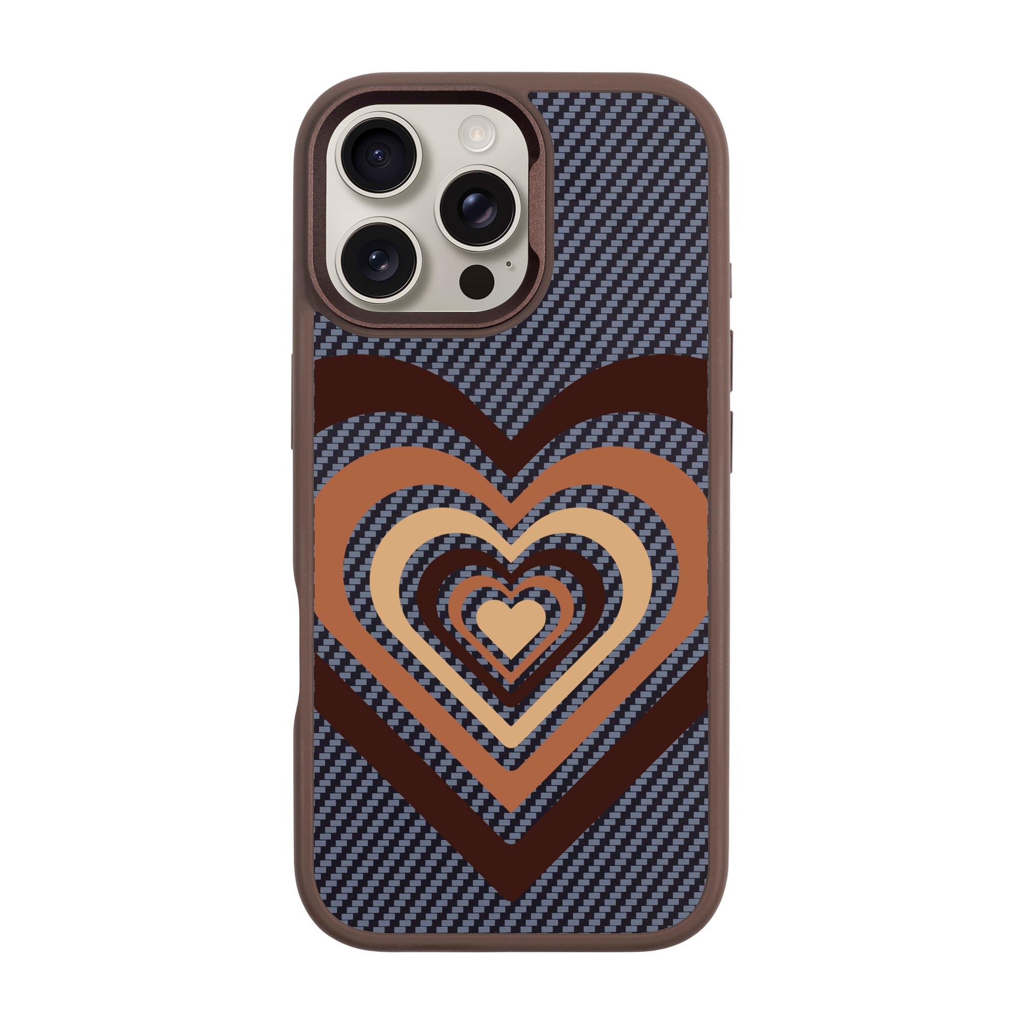 HEART-iPhone Plaid Kılıf MagSafe Özellikli