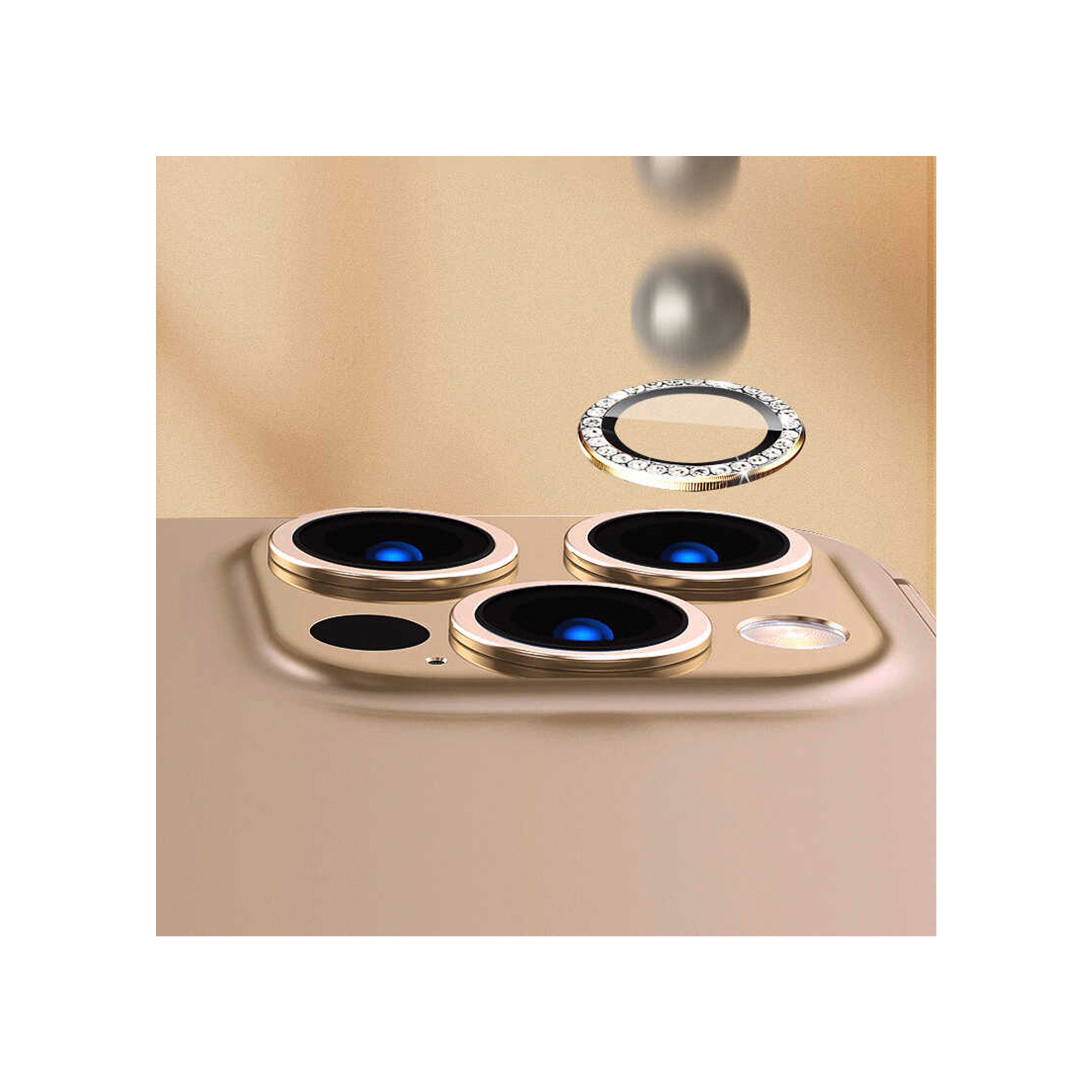 Apple iPhone 14 Plus Diamond Kamera Lens Koruyucu