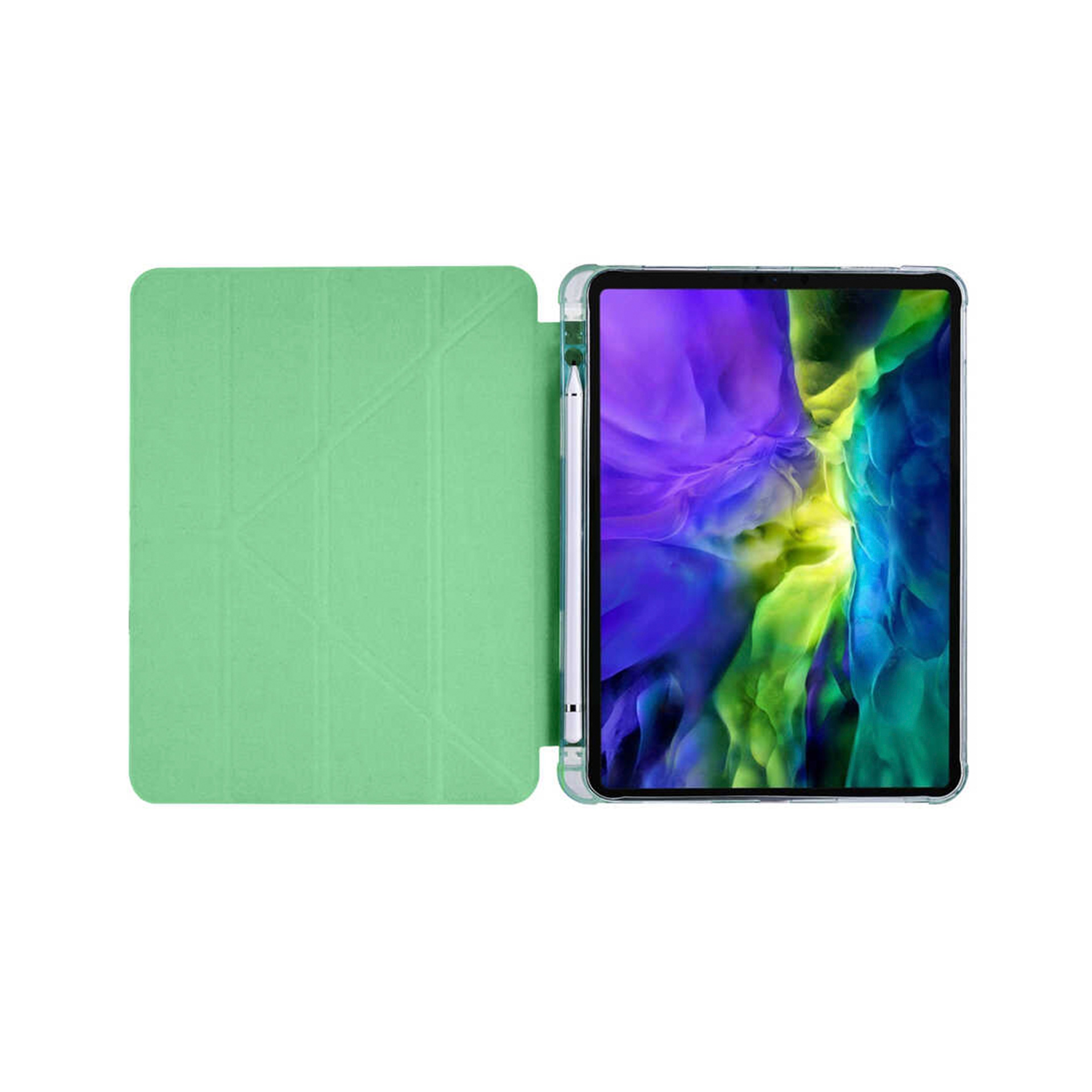 Apple iPad Pro 11 inç 2020 (2.Nesil)-Trigon Folding Kalemlikli Standlı Kılıf
