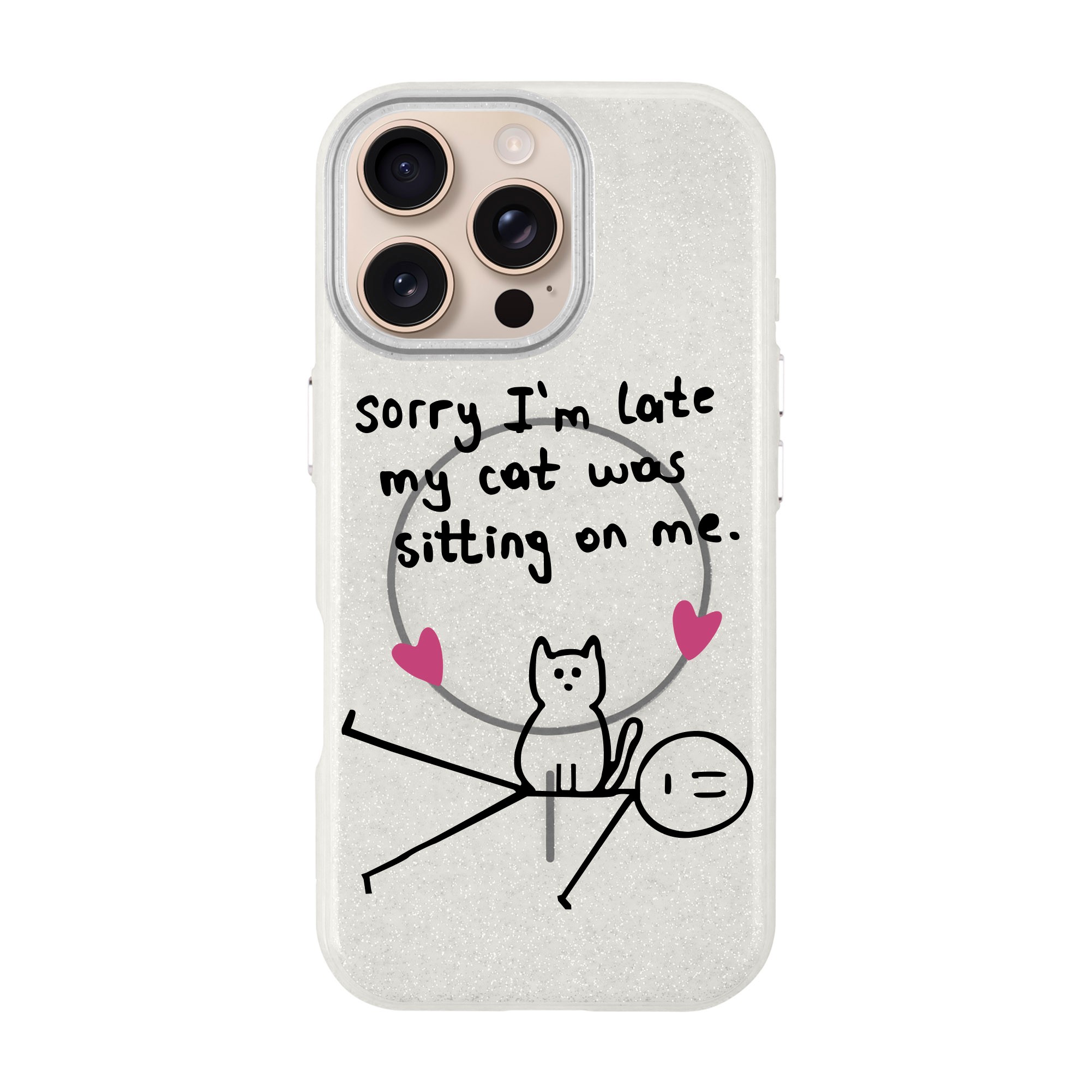 SORRY I'M LATE-iPhone Radiant Kılıf MagSafe Özellikli