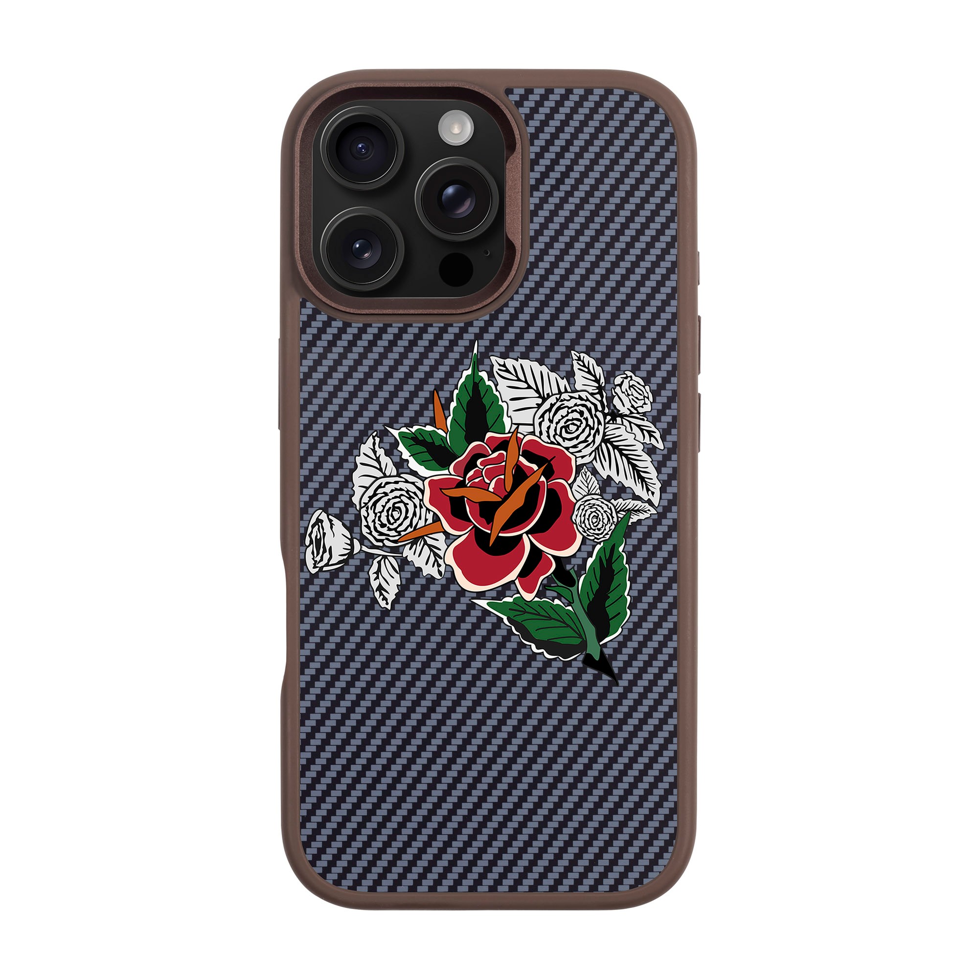 DRY ROSE-iPhone Plaid Kılıf MagSafe Özellikli