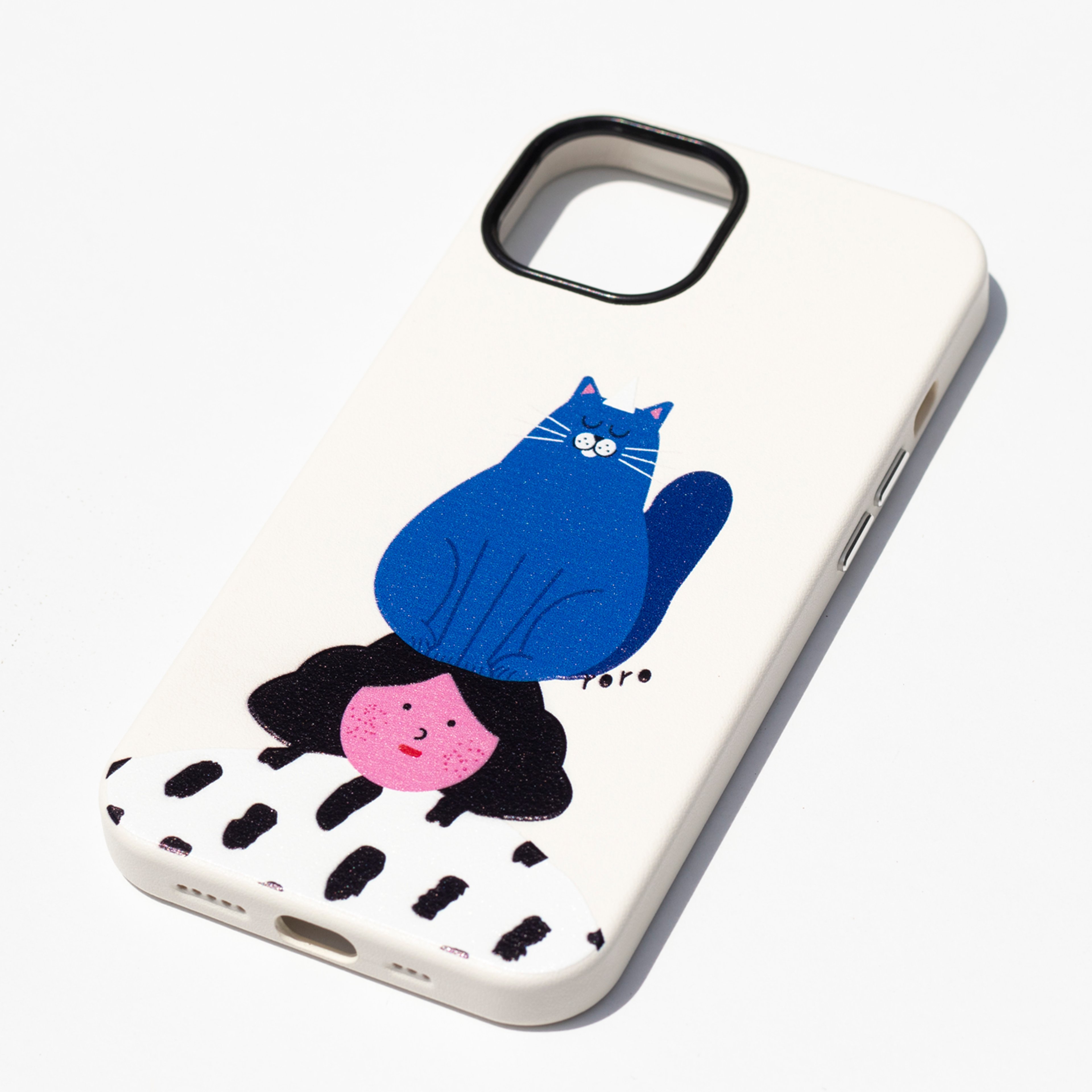 Naughty Cat - iPhone Leather Case