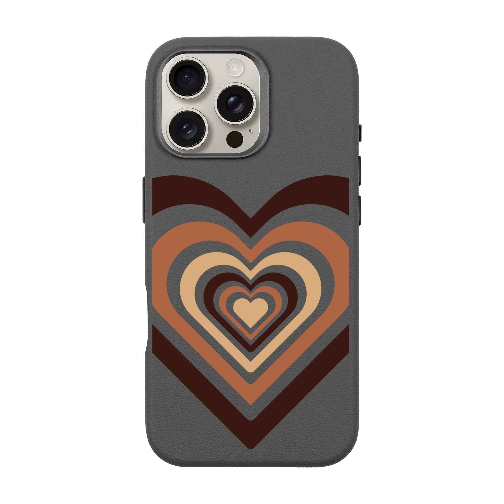 HEART-iPhone Leather Premium Case with MagSafe