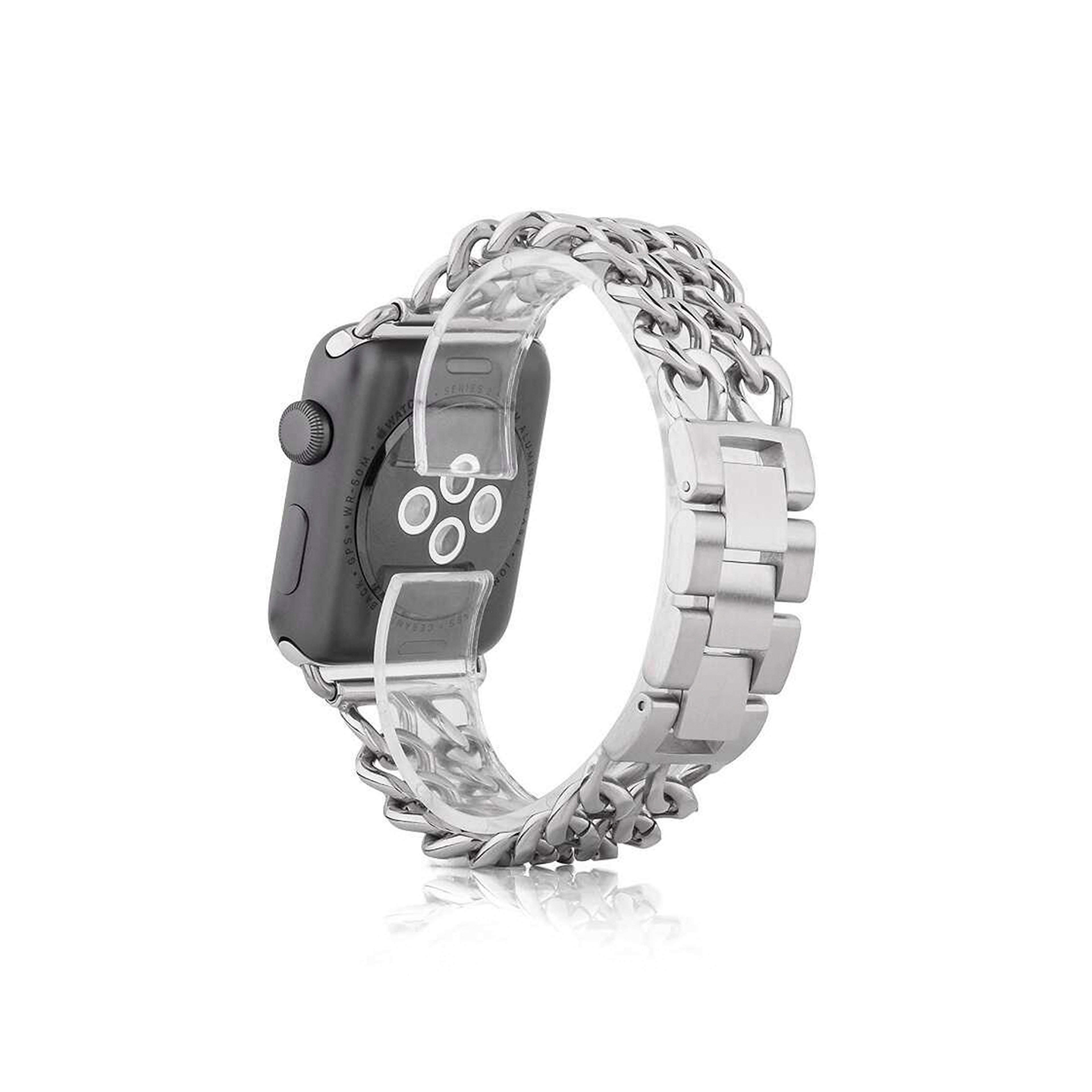 Apple Watch Force Chain Band-Silver