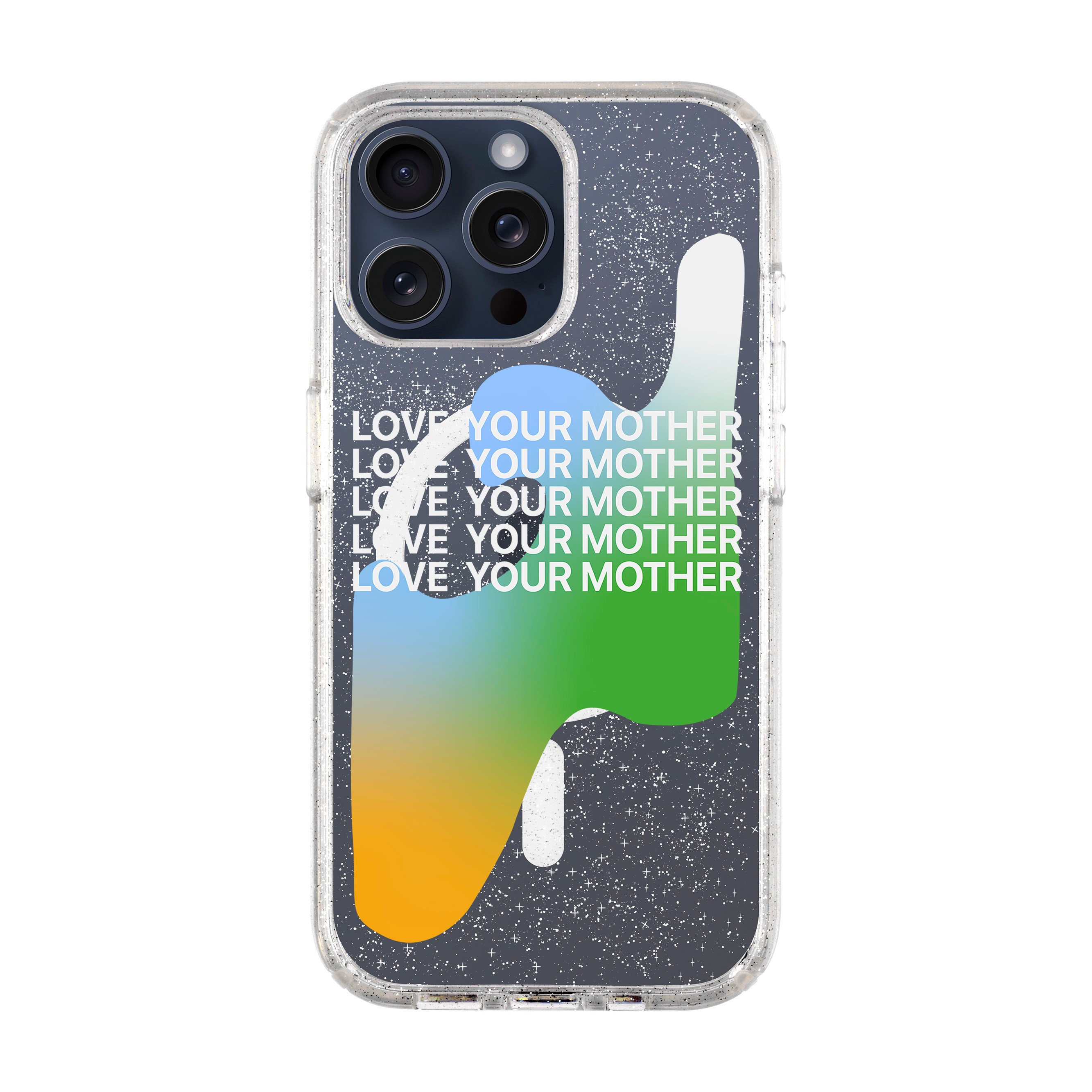 LOVE YOUR MOTHER-iPhone Shiny Case with MagSafe