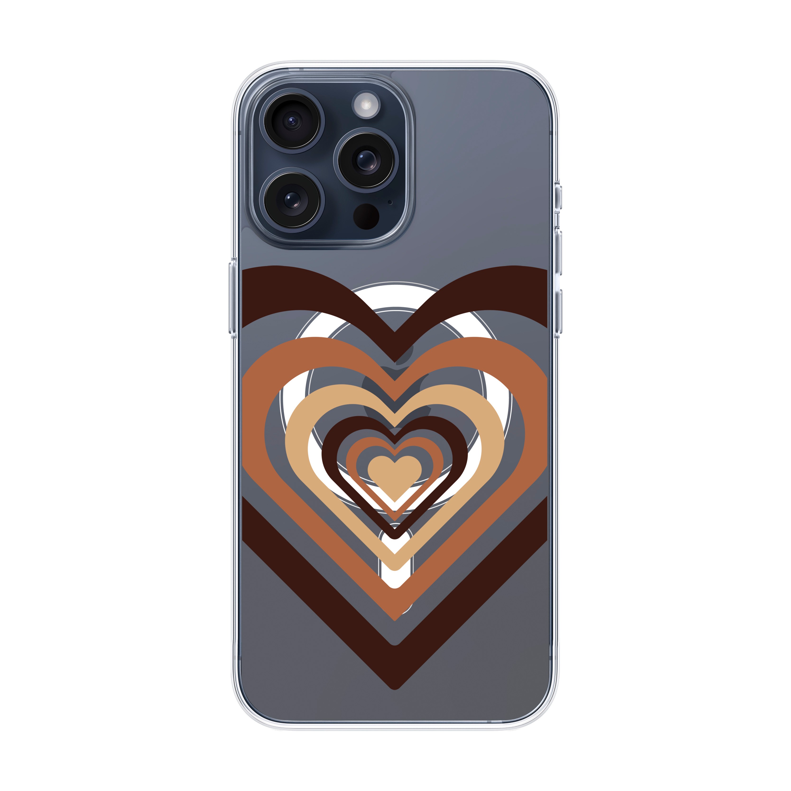 Heart - iPhone Clear Case with MagSafe