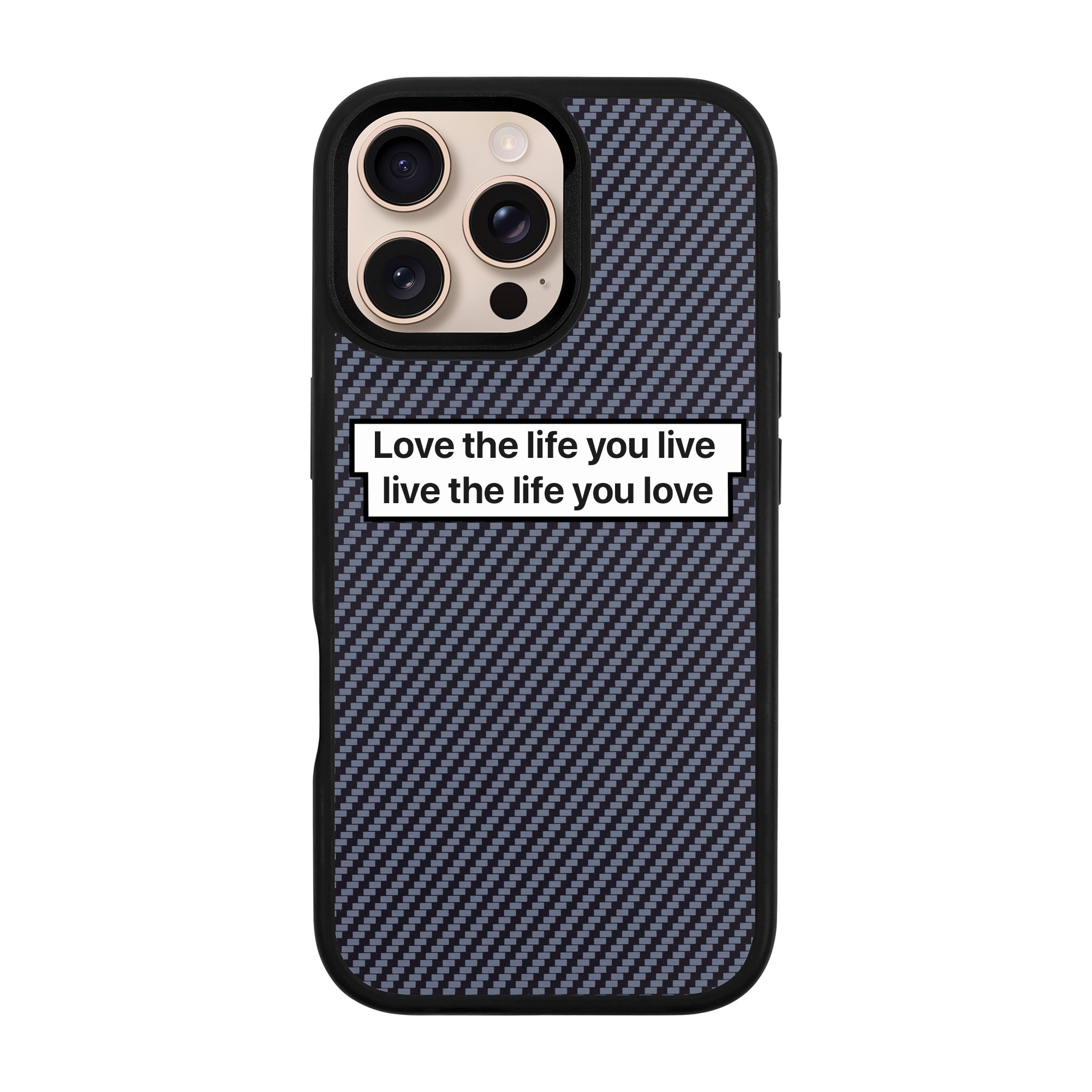 LOVE THE LIFE-iPhone Plaid Kılıf MagSafe Özellikli