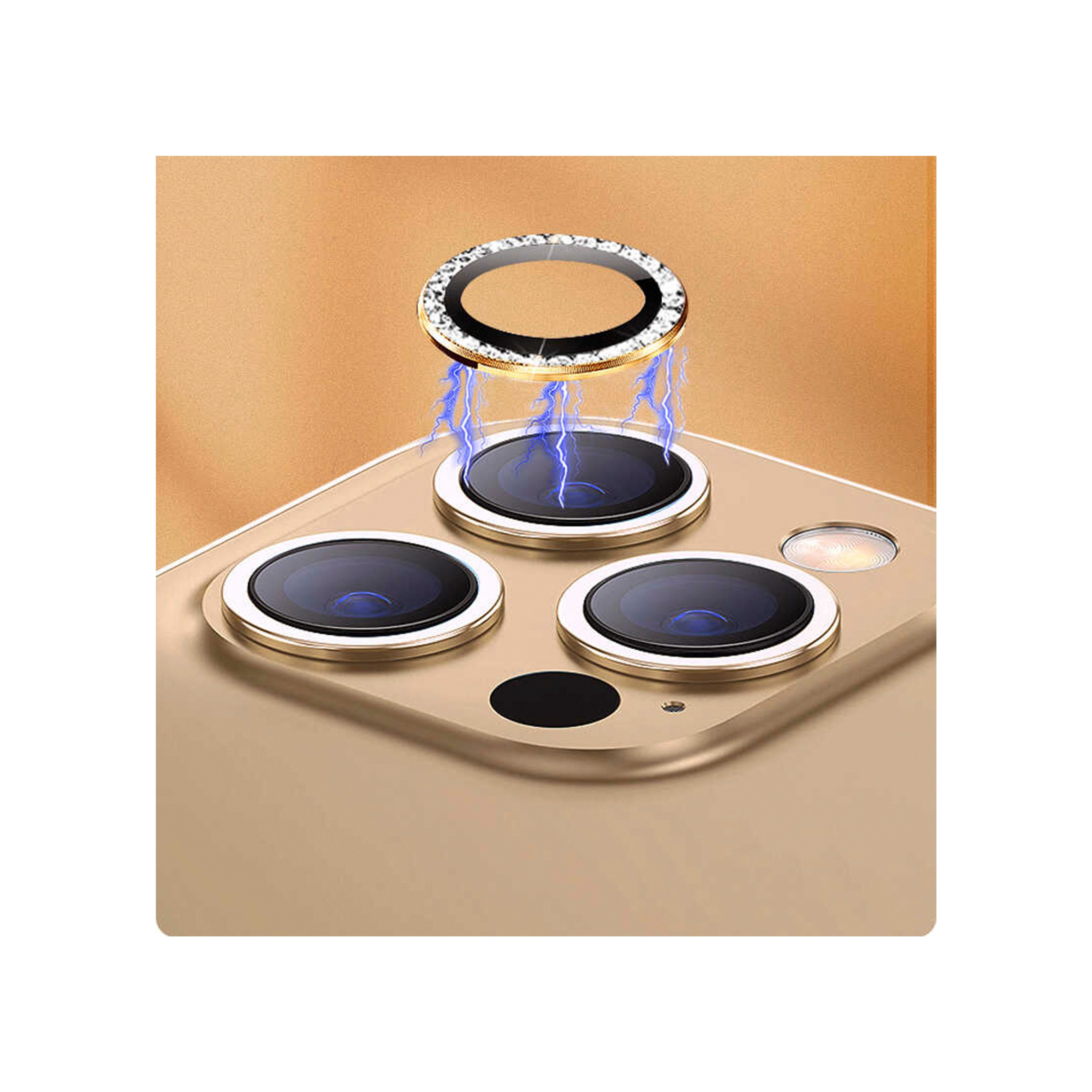 Apple iPhone 15 Pro Max Diamond Kamera Lens Koruyucu