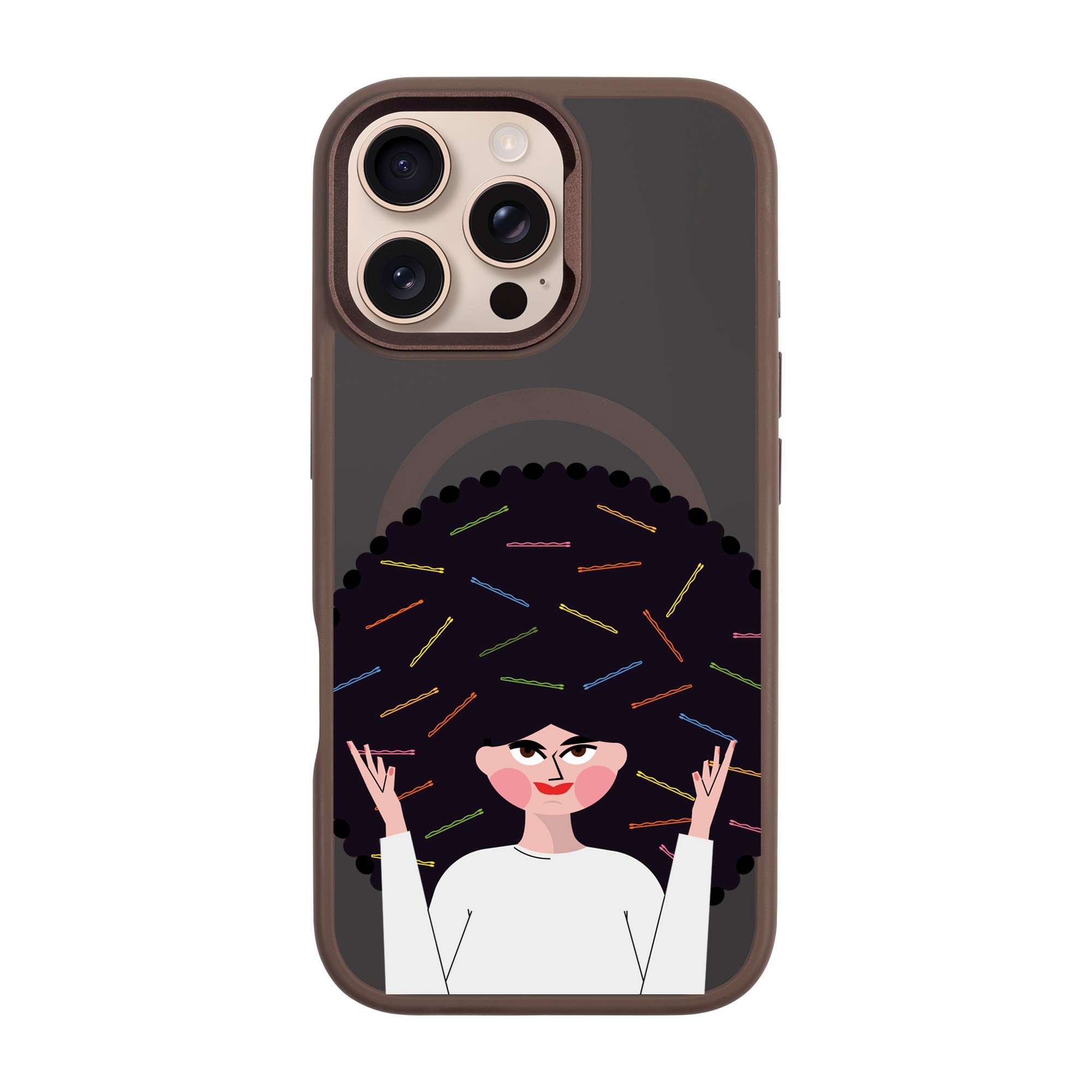 TANGLES OF HAPPINESS-iPhone Rise Kılıf MagSafe Özellikli