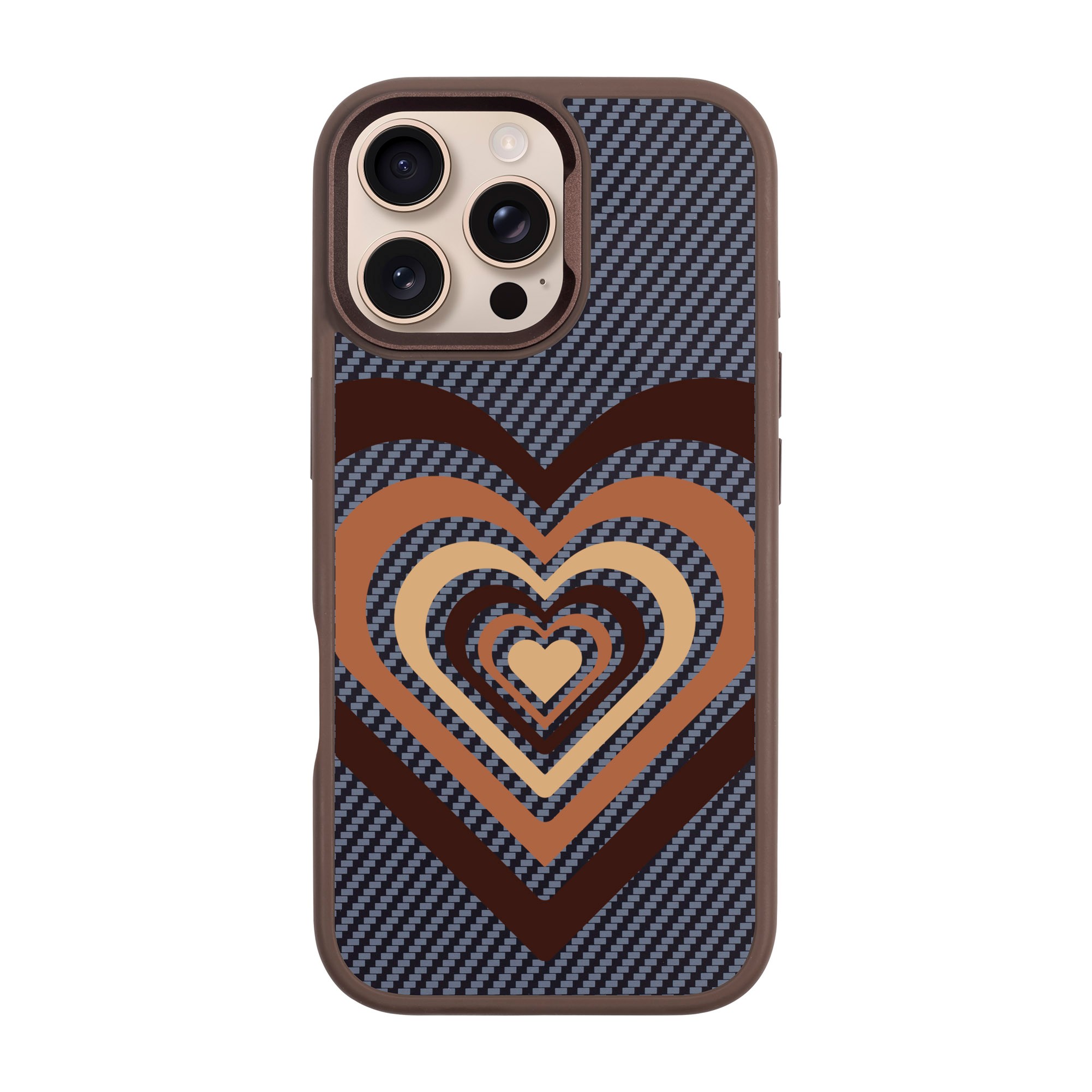 HEART-iPhone Plaid Kılıf MagSafe Özellikli