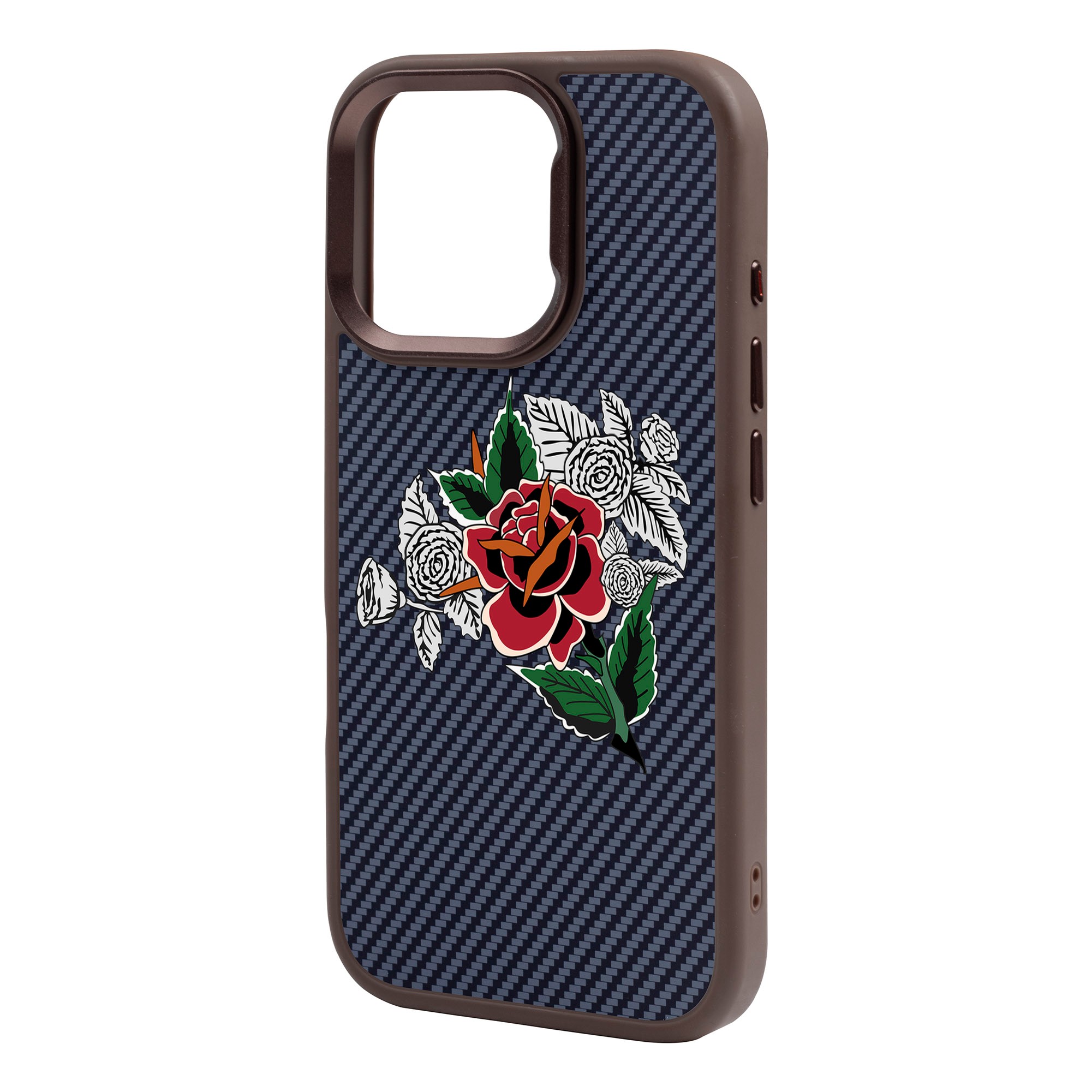 DRY ROSE-iPhone Plaid Kılıf MagSafe Özellikli