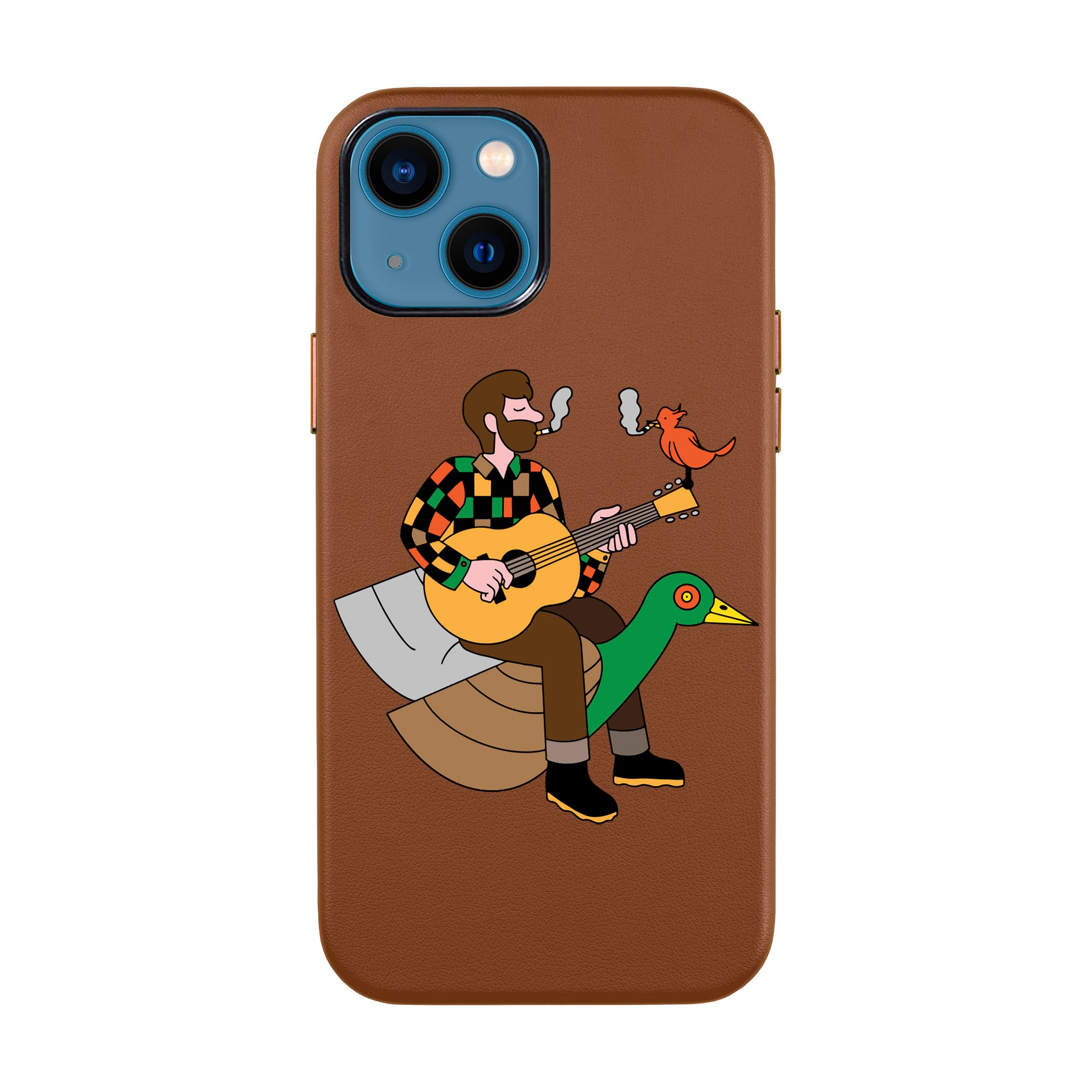 BIRDS OF A FEATHER-iPhone Leather Kılıf