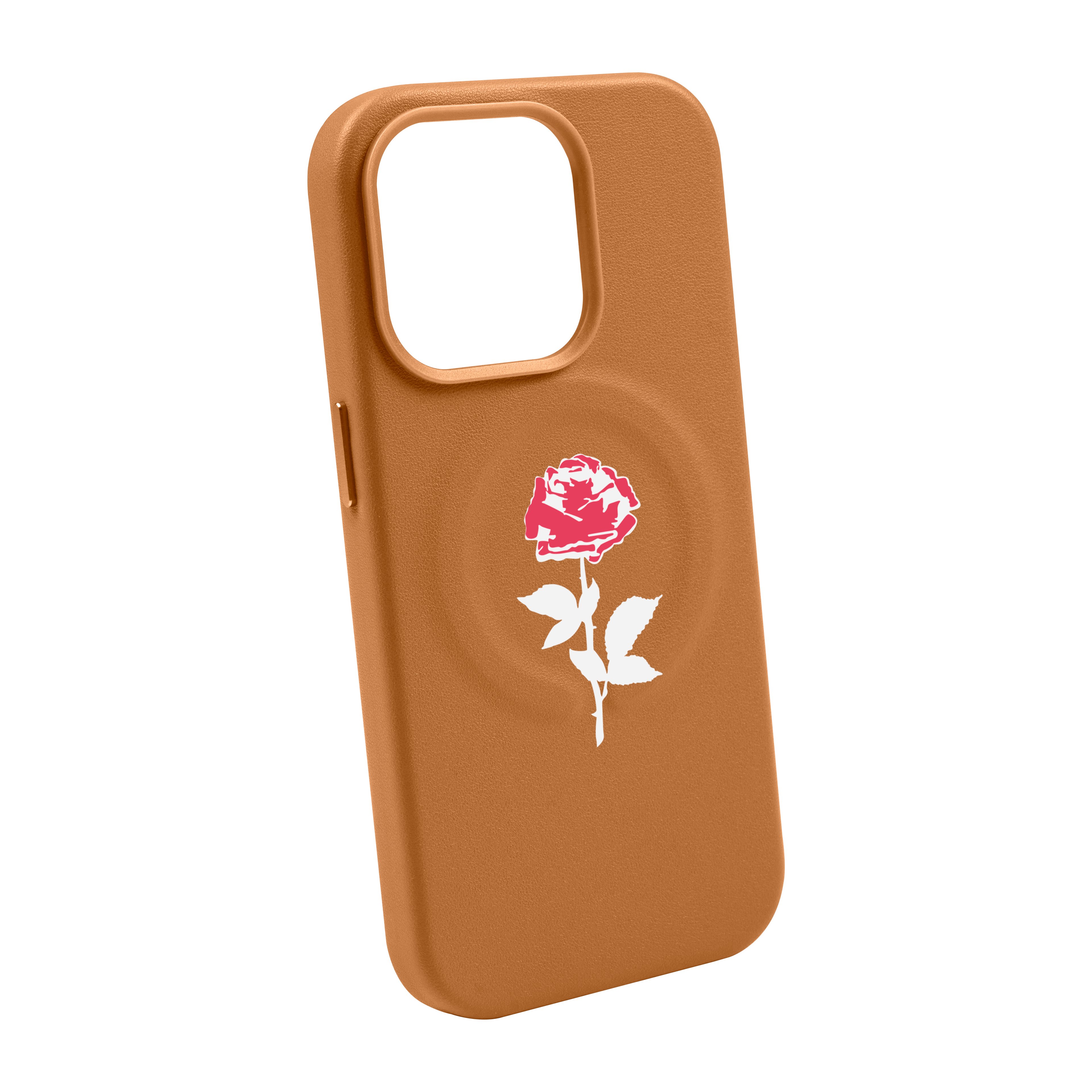 NATUREL ROSE-iPhone Leather Kılıf MagSafe Özellikli