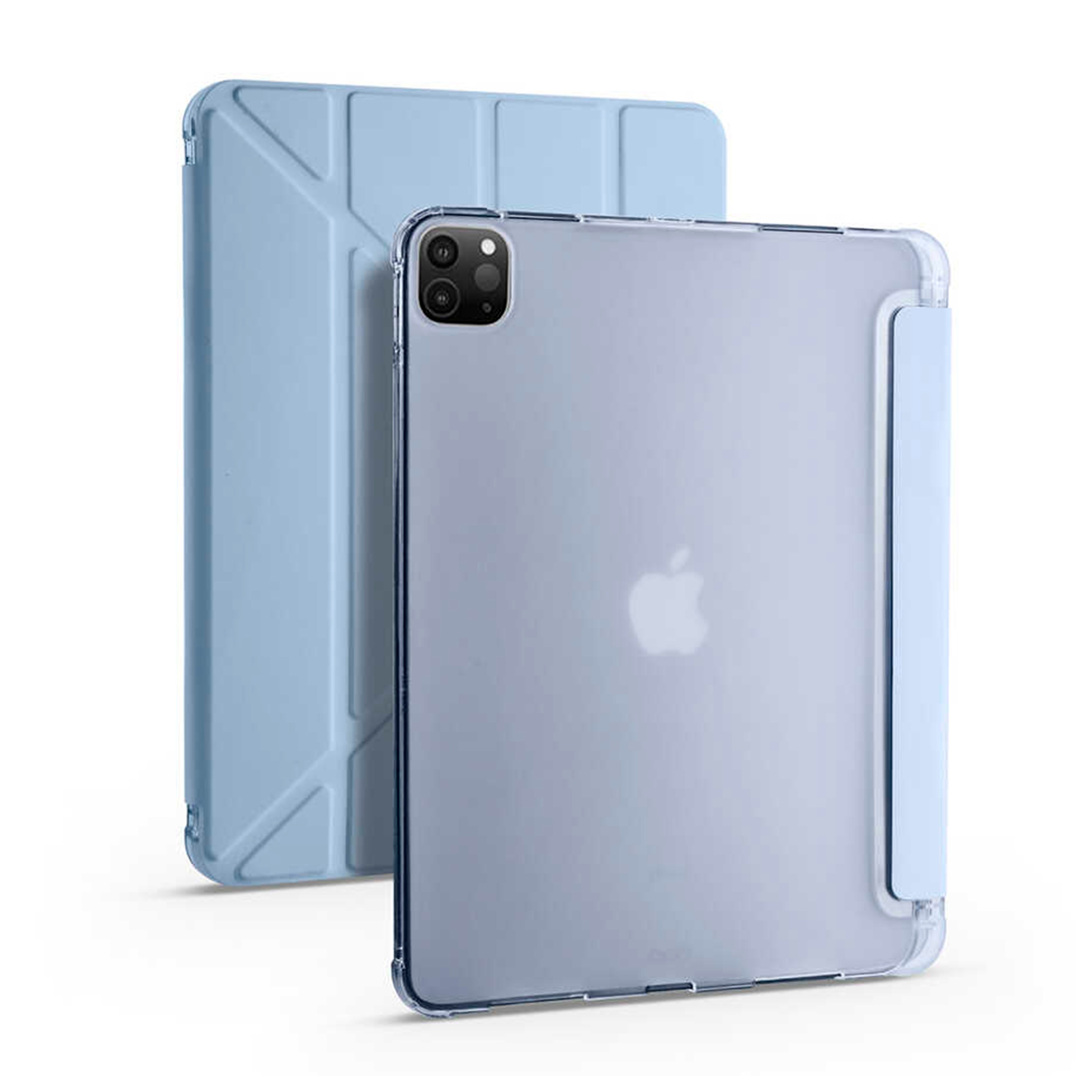 Apple iPad Pro 12.9 inç 2021 (5.Nesil)-Trigon Folding Kalemlikli Standlı Kılıf