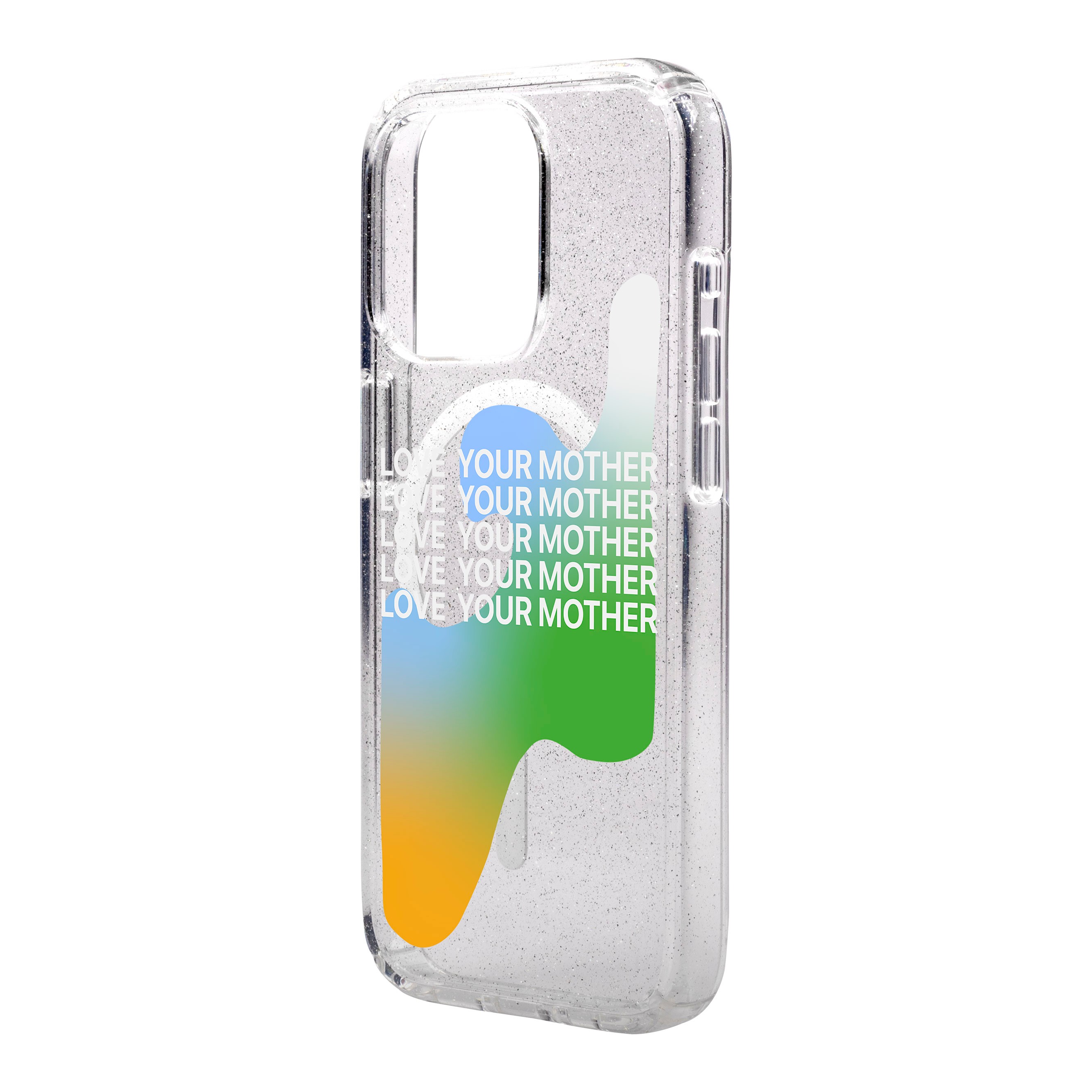 LOVE YOUR MOTHER-iPhone Shiny Case with MagSafe