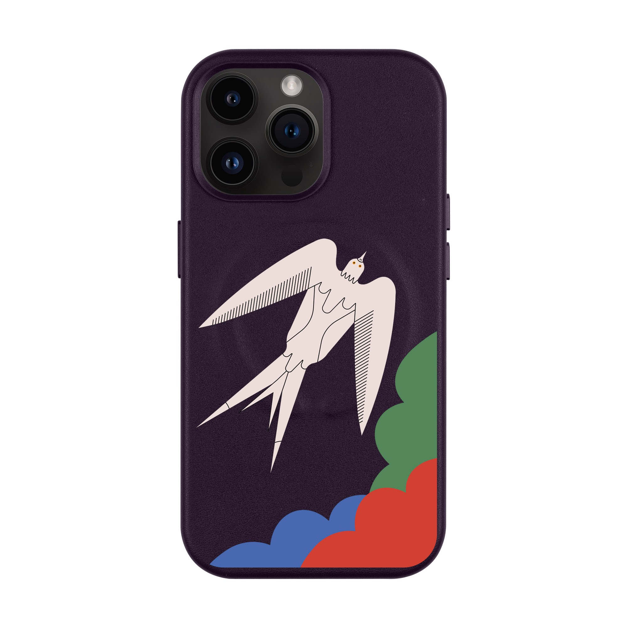 L’OISEAU LIBRE-iPhone Leather Kılıf MagSafe Özellikli