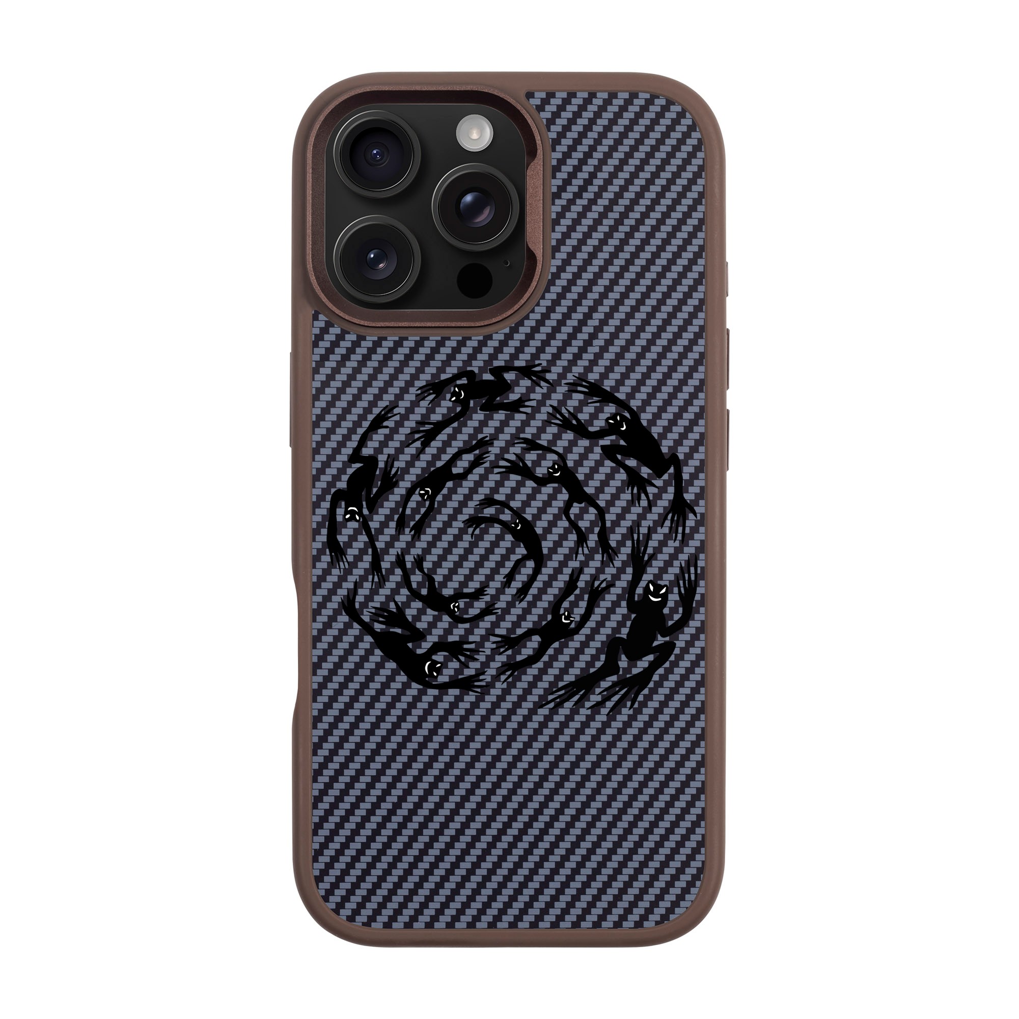 SWIRLING FROGS-iPhone Plaid Kılıf MagSafe Özellikli