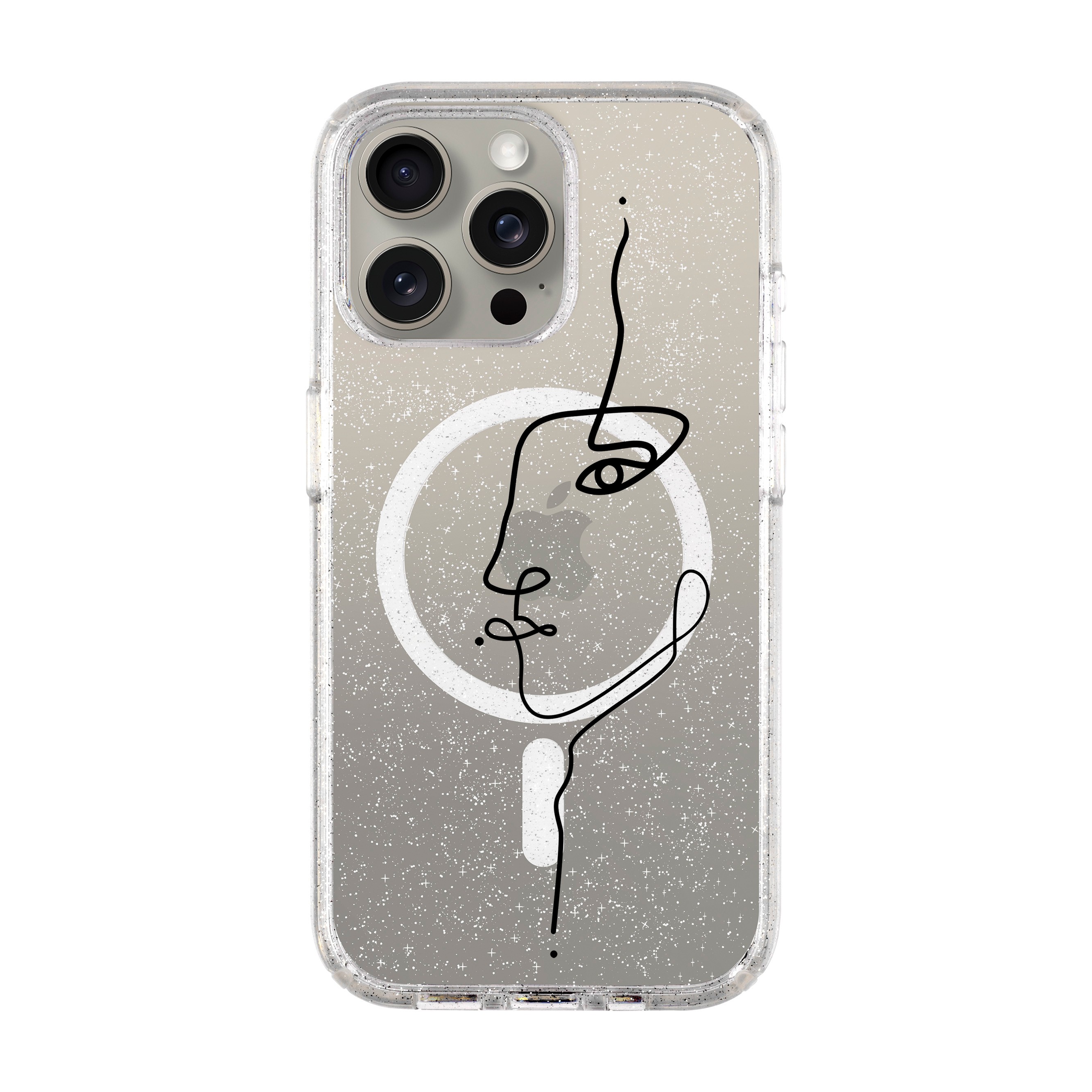 FACE-iPhone Shiny Case with MagSafe